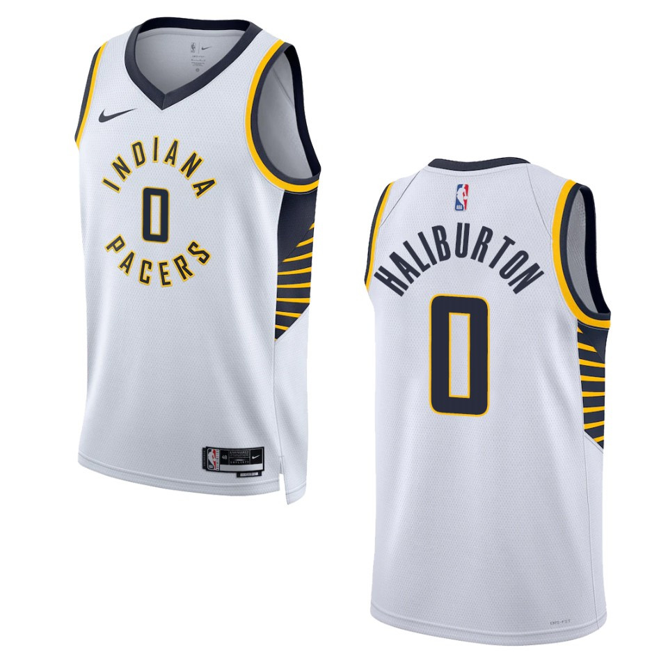 2022-23 Association Edition Indiana Pacers Tyrese Haliburton White Swingman Jersey