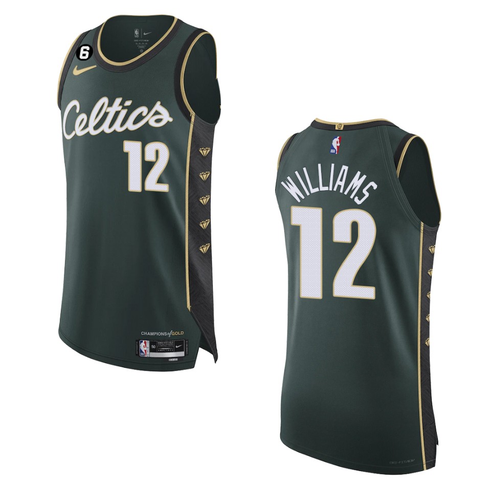 2022-23 City Edition Boston Celtics Grant Williams Green Jersey