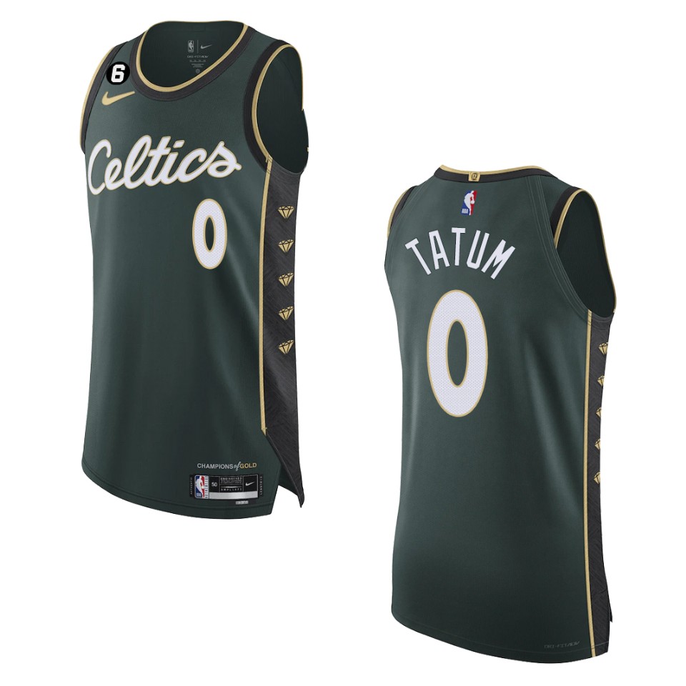 2022-23 City Edition Boston Celtics Jayson Tatum Green Jersey
