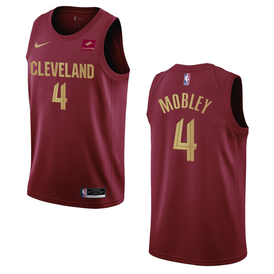 2022-23 Icon Edition Cleveland Cavaliers Evan Mobley Wine Swingman Jersey