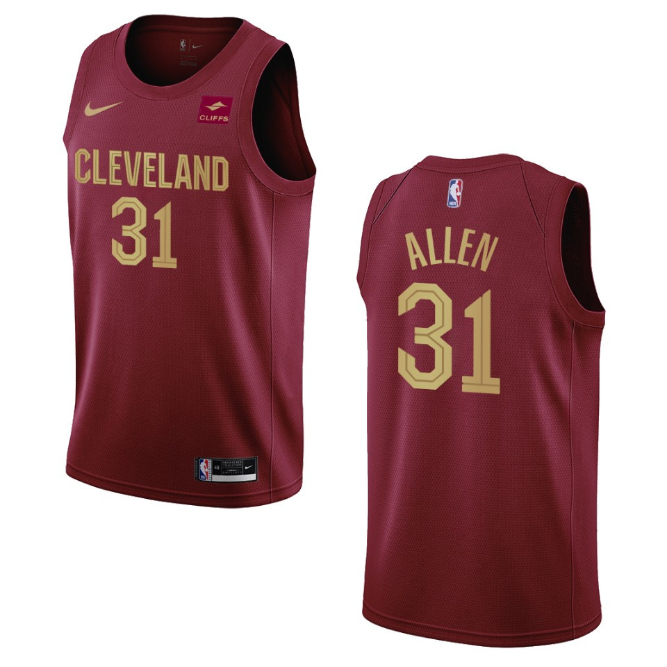 2022-23 Icon Edition Cleveland Cavaliers Jarrett Allen Wine Swingman Jersey