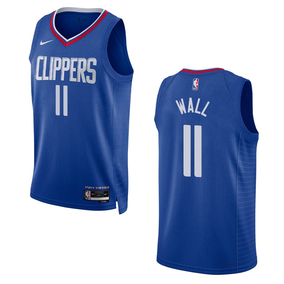 2022-23 Icon Edition Los Angeles Clippers John Wall Royal Swingman Jersey