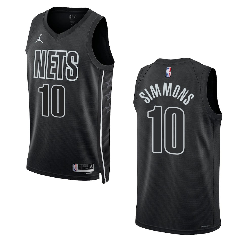 2022-23 Statement Edition Brooklyn Nets Ben Simmons Black Swingman Jersey