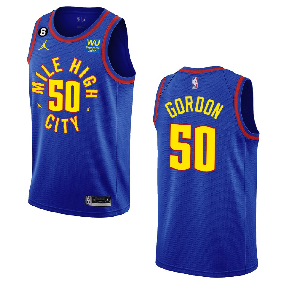 2022-23 Statement Edition Denver Nuggets Aaron Gordon Royal Swingman Jersey