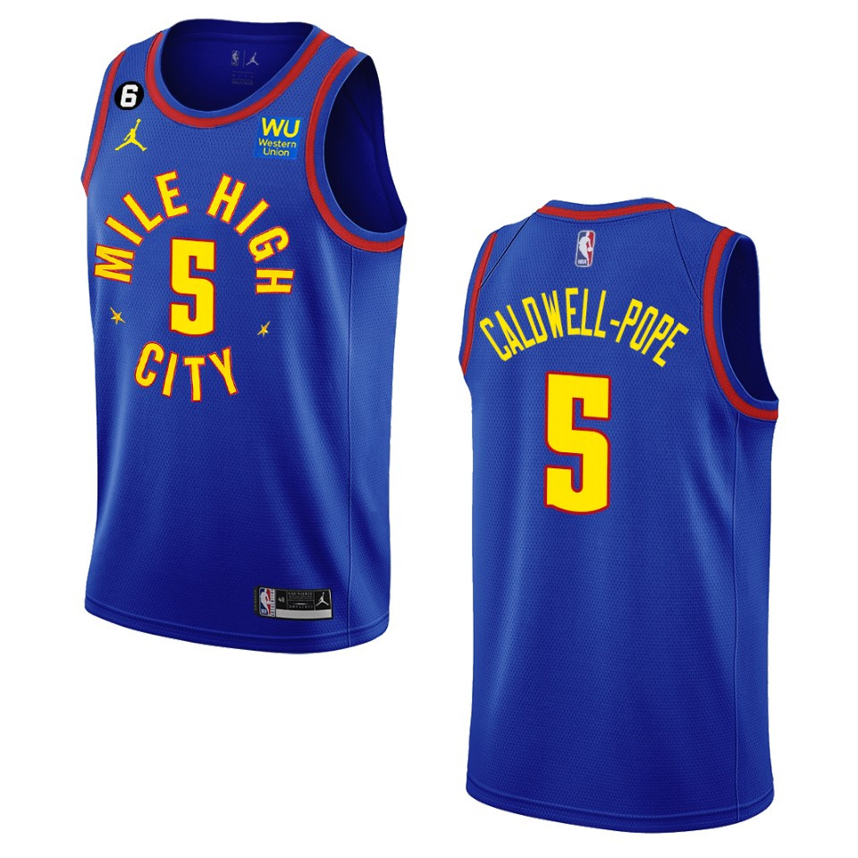 2022-23 Statement Edition Denver Nuggets Kentavious Caldwell-pope Royal Swingman Jersey