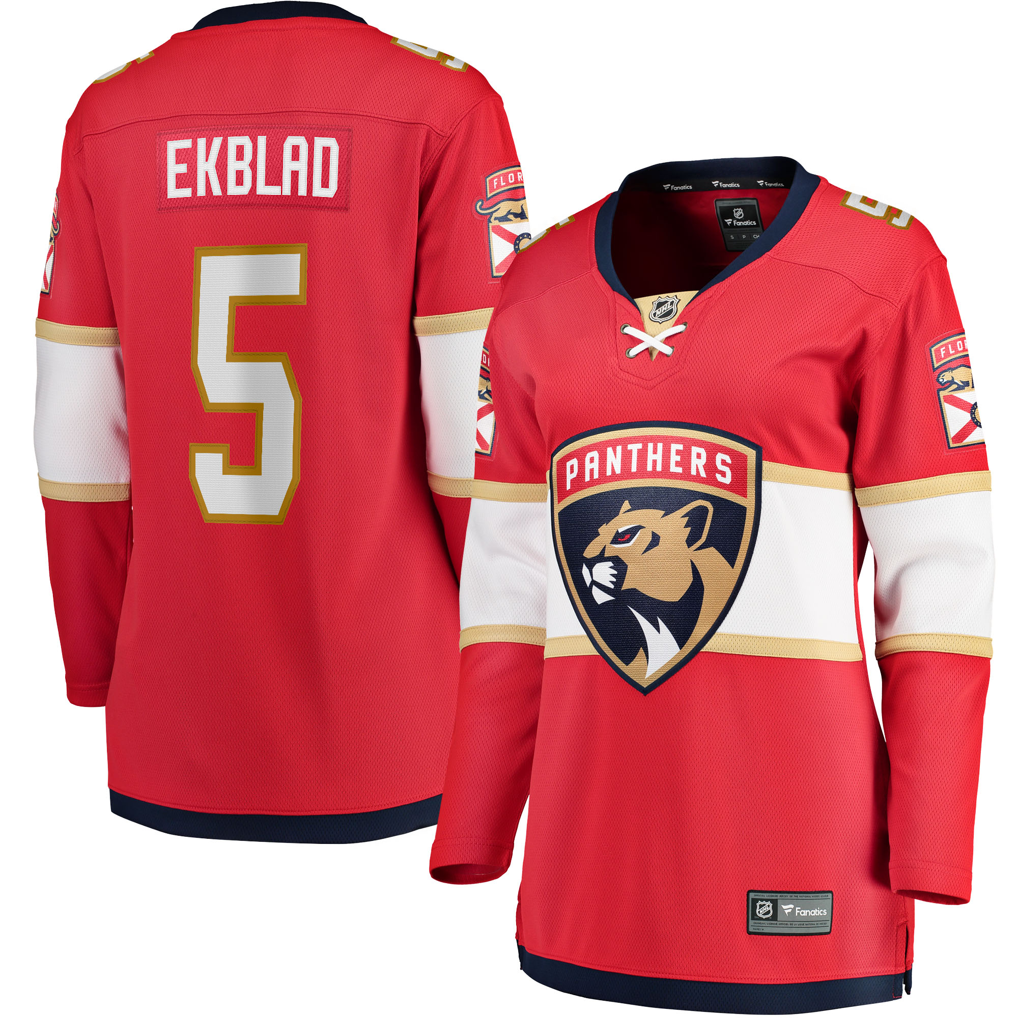 Aaron Ekblad Florida Panthers Women's Home Team Breakaway Player Jersey - Red