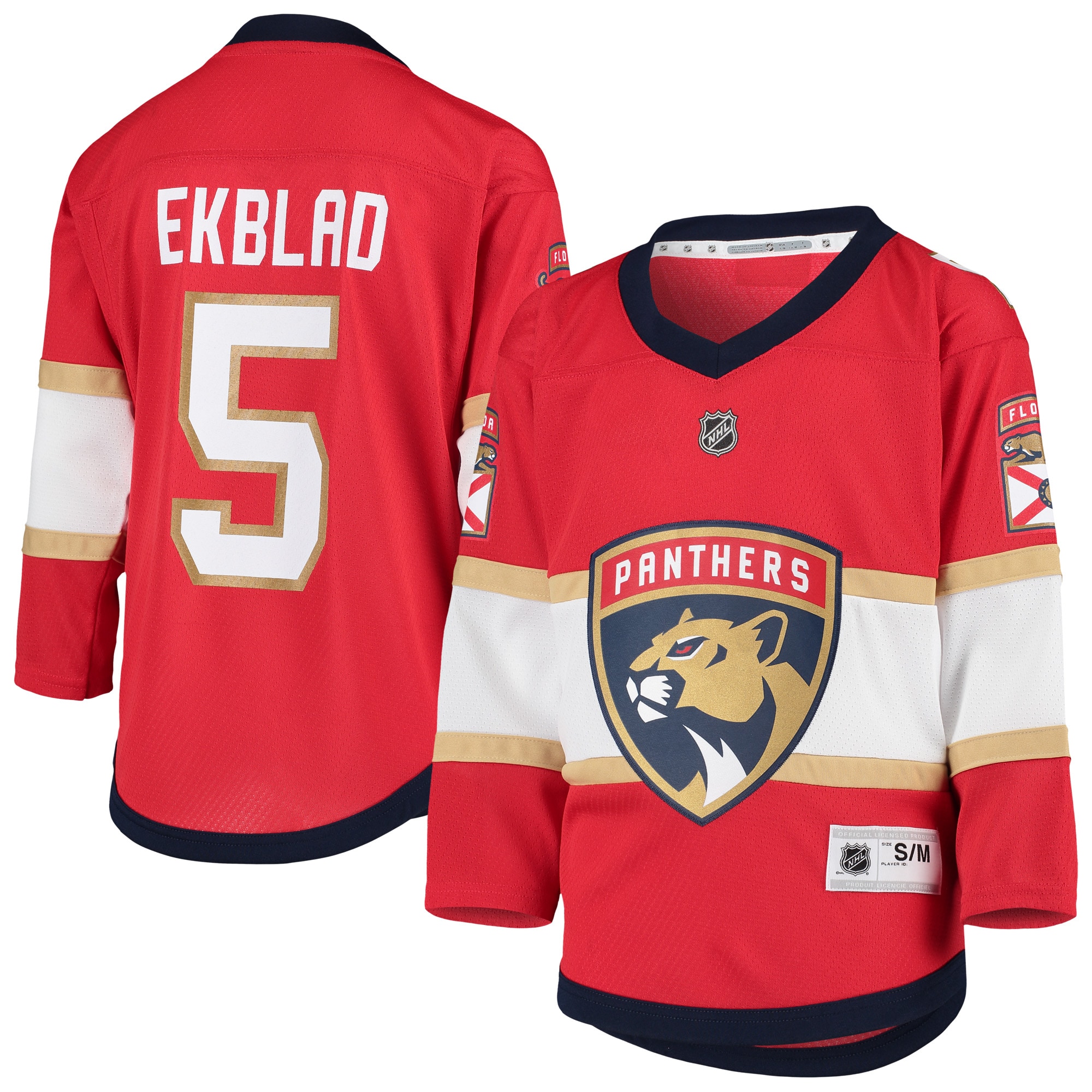 Aaron Ekblad Florida Panthers Youth Home Player Jersey - Red
