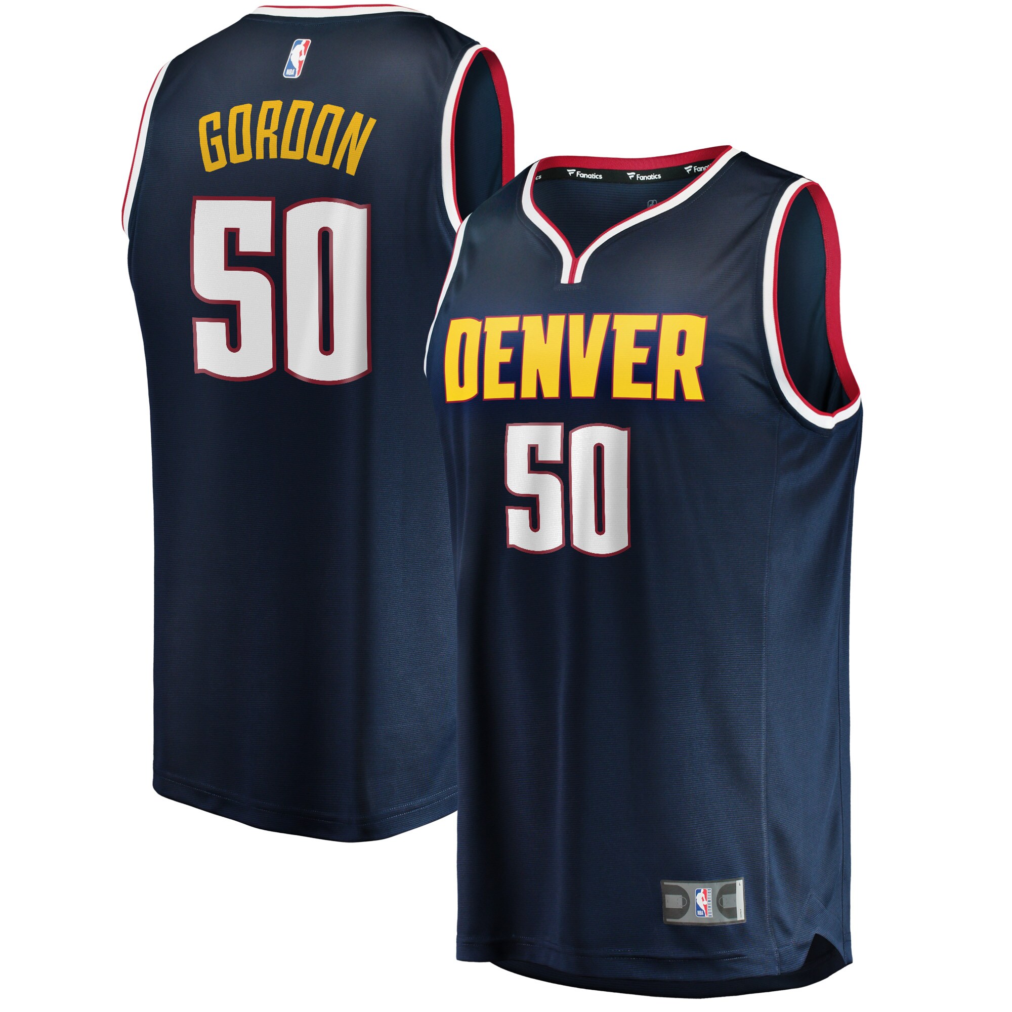 Aaron Gordon Denver Nuggets Fanatics 2020/21 Fast Break Road Jersey - Icon Edition - Navy