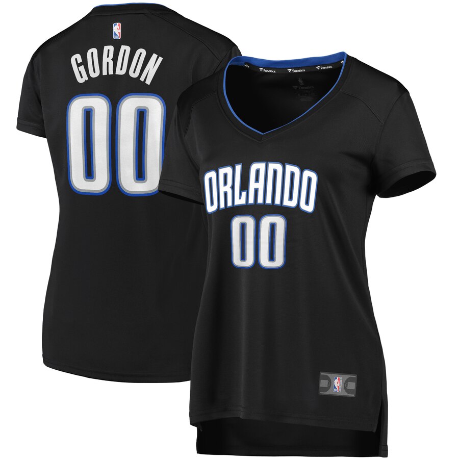 Aaron Gordon Orlando Magic Women's 2019 Fast Break Player Jersey Black - Icon Edition