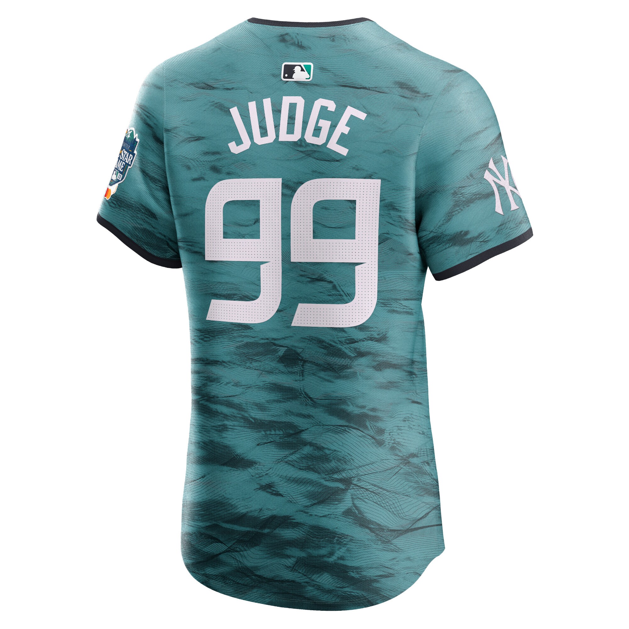 Aaron Judge American League 2023 All-star Game Vapor Premier Elite Player Jersey – Teal