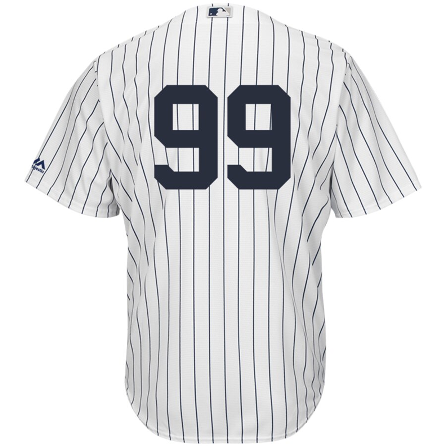 Aaron Judge New York Yankees Majestic Cool Base Player Jersey – White