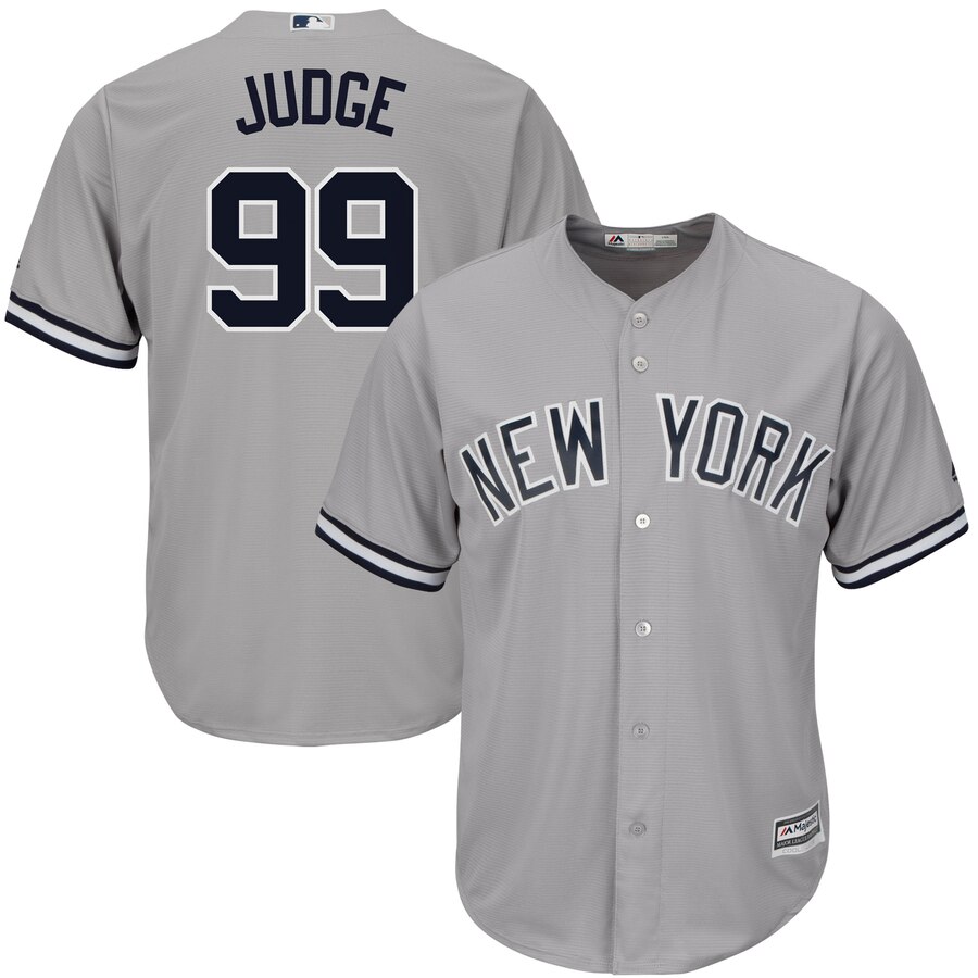 Aaron Judge New York Yankees Majestic Road Cool Base Player Jersey - Gray