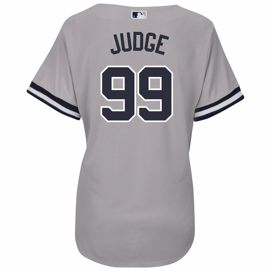 Aaron Judge New York Yankees Majestic Women’s Road Cool Base Player Jersey – Gray