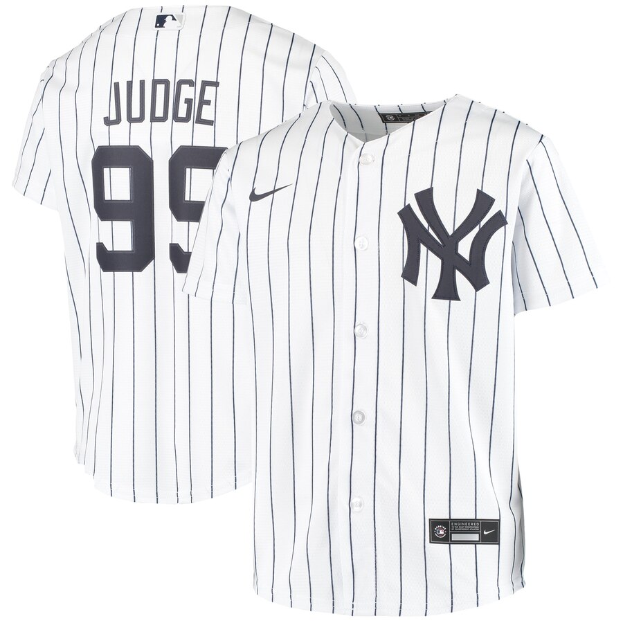 Aaron Judge New York Yankees Youth Home 2020 Player Jersey - White