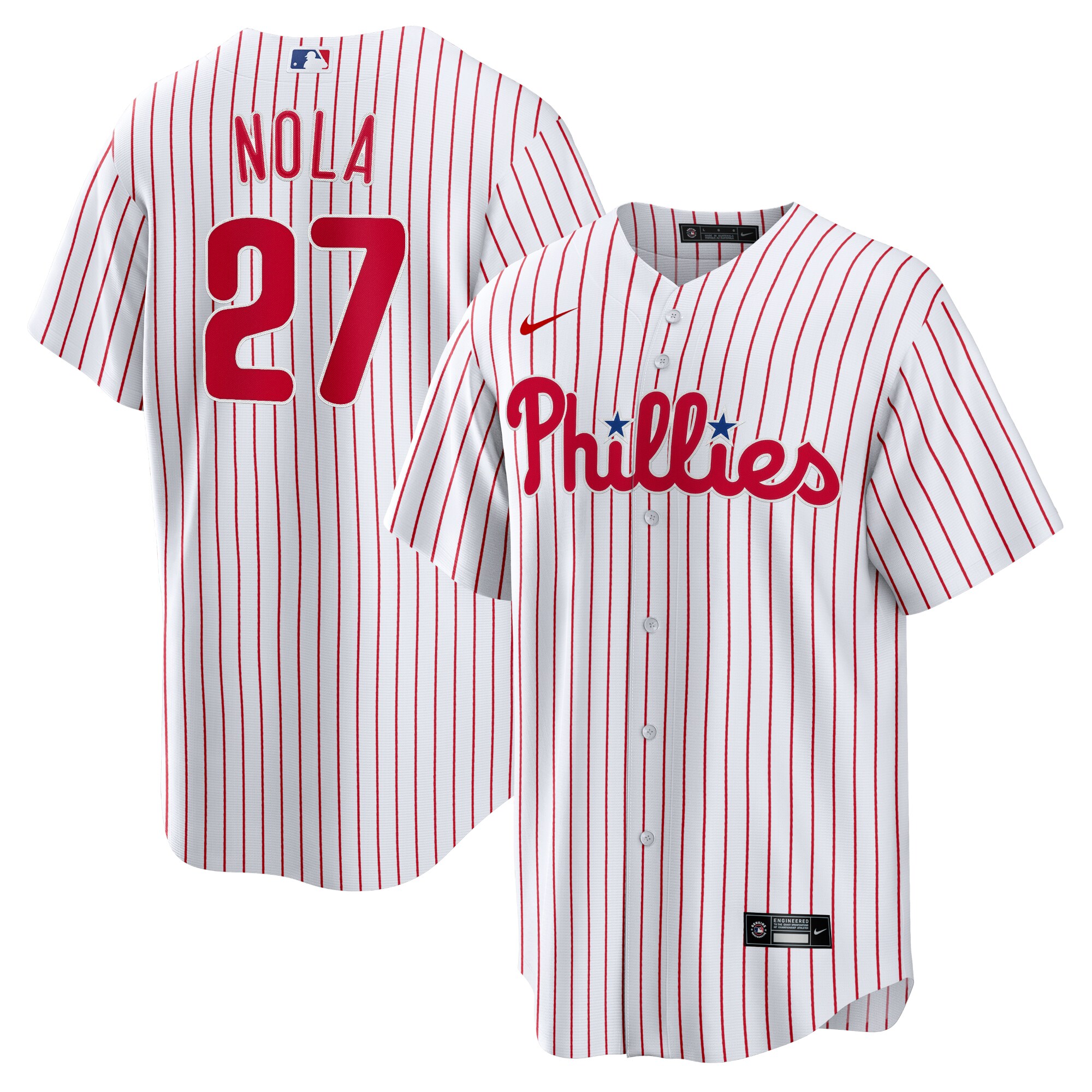 Aaron Nola Philadelphia Phillies Home Player Name Jersey - White