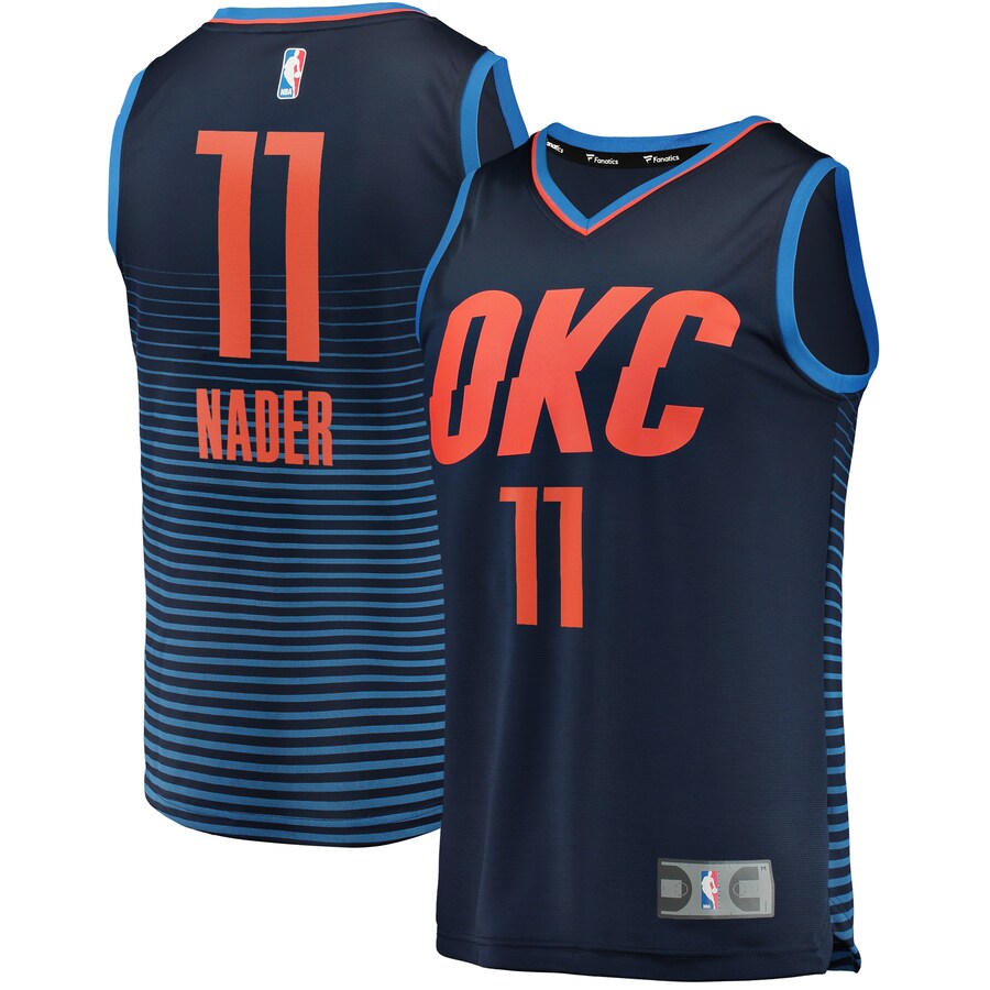 Abdel Nader Oklahoma City Thunder Fast Break Player Jersey - Statement Edition - Navy
