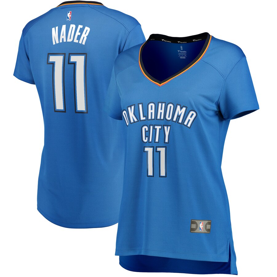 Abdel Nader Oklahoma City Thunder Women's Fast Break Player Jersey - Icon Edition - Blue