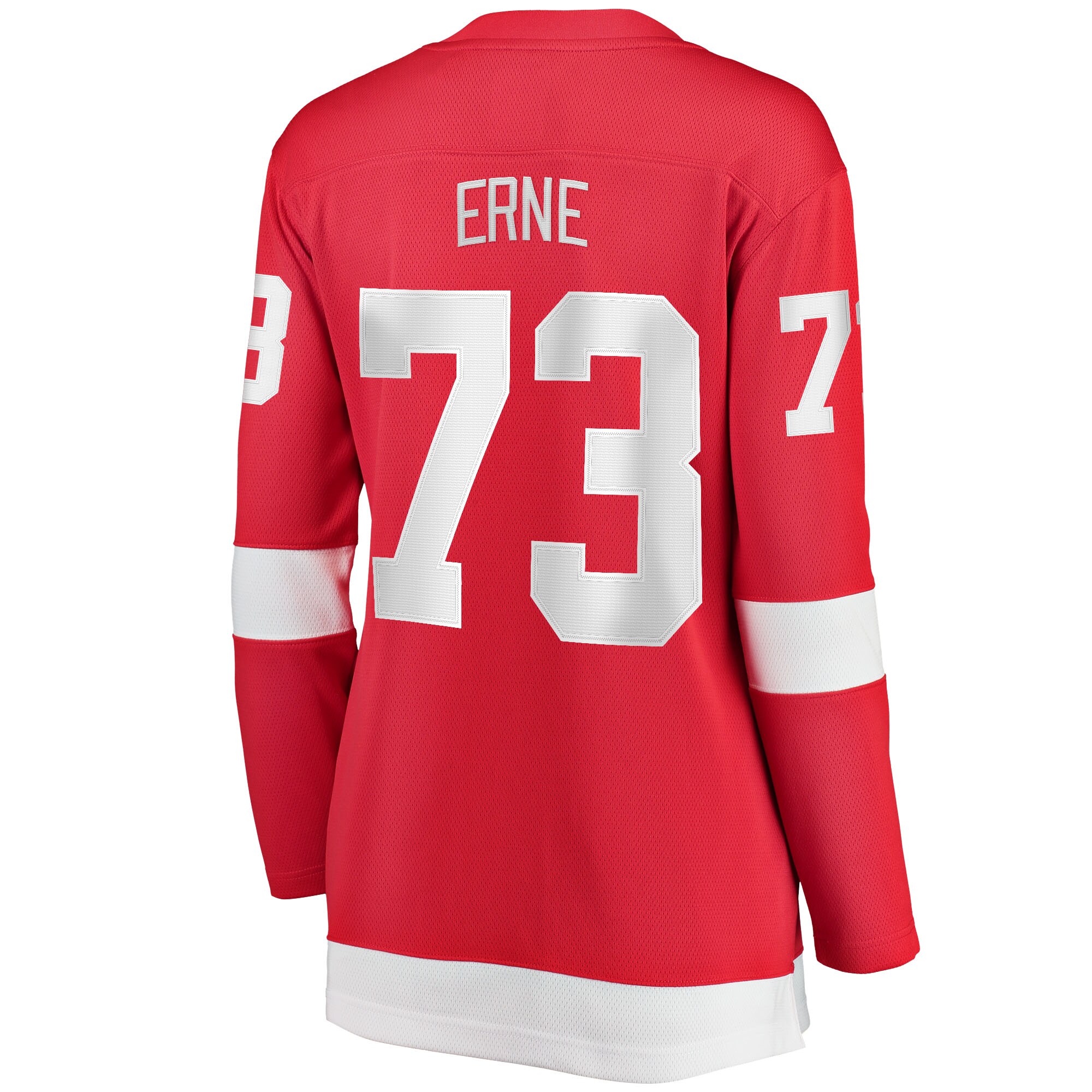Adam Erne Detroit Red Wings Women’s Home Breakaway Player Jersey – Red