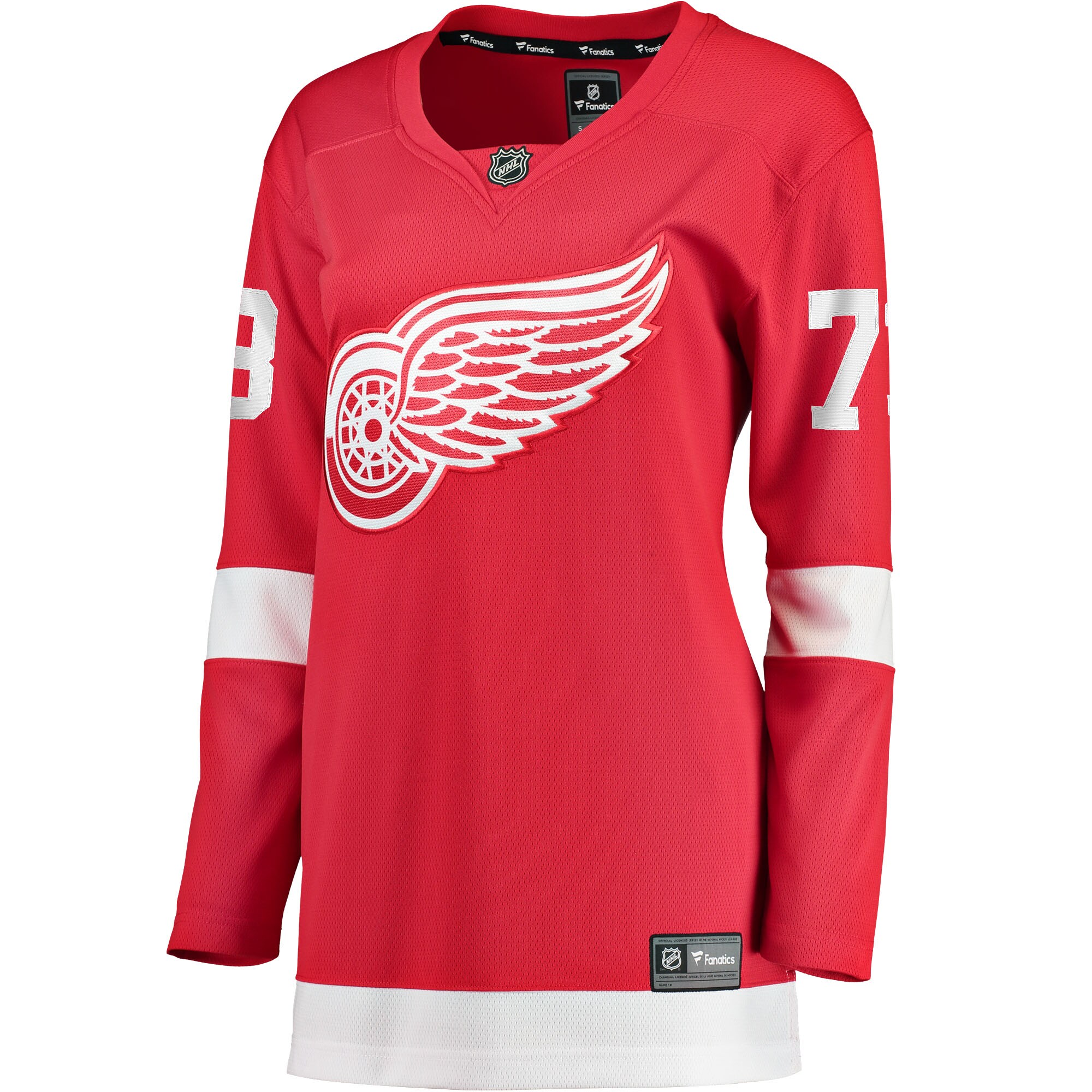 Adam Erne Detroit Red Wings Women’s Home Breakaway Player Jersey – Red