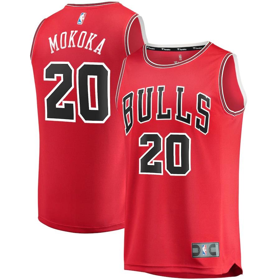 Adam Mokoka Chicago Bulls Fast Break Player Jersey - Icon Edition - Red