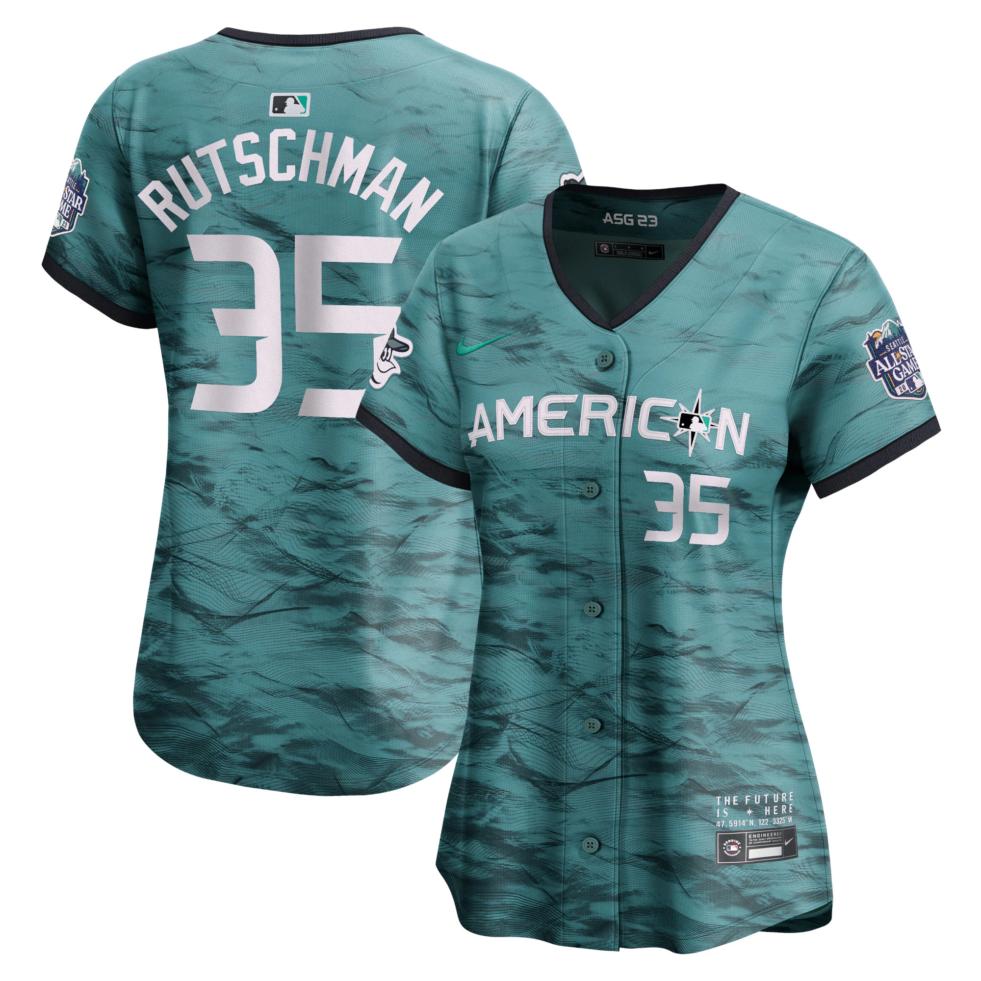 Adley Rutschman American League Women's 2023 All-star Game Limited Player Jersey - Teal