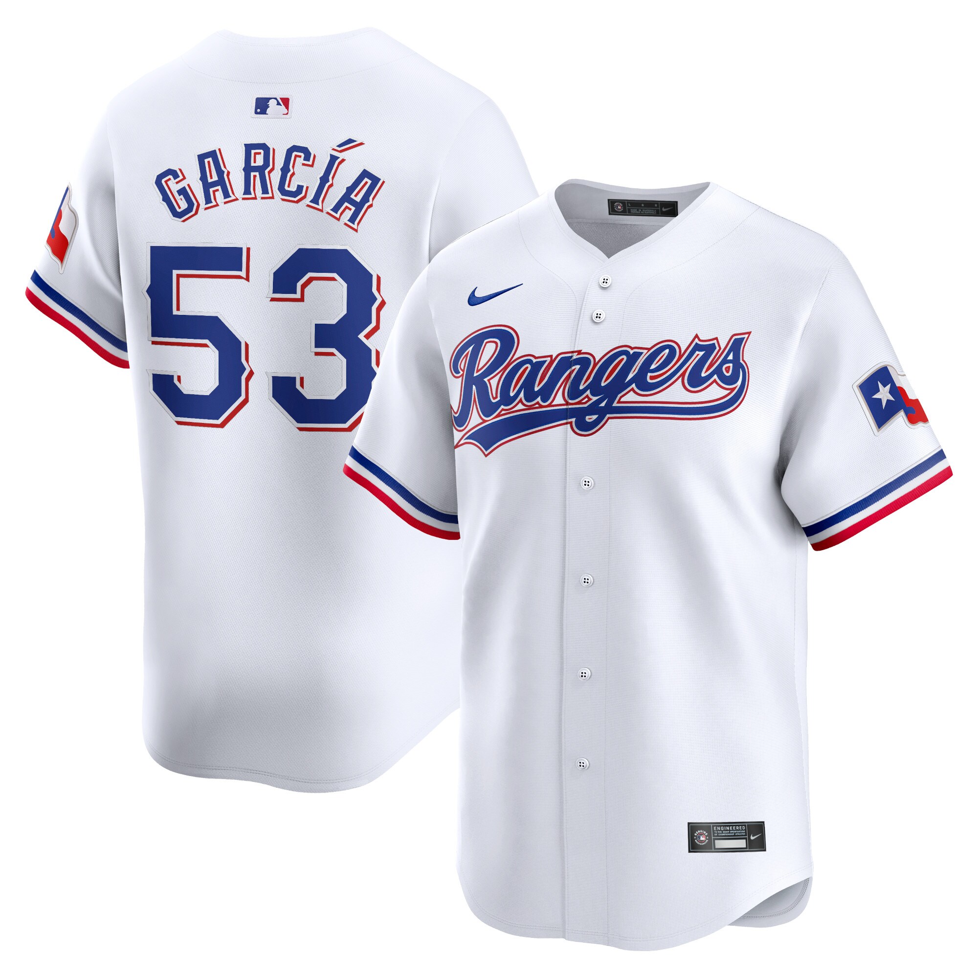 Adolis GarcÃÂÂa Texas Rangers Youth Home Limited Player Jersey - White