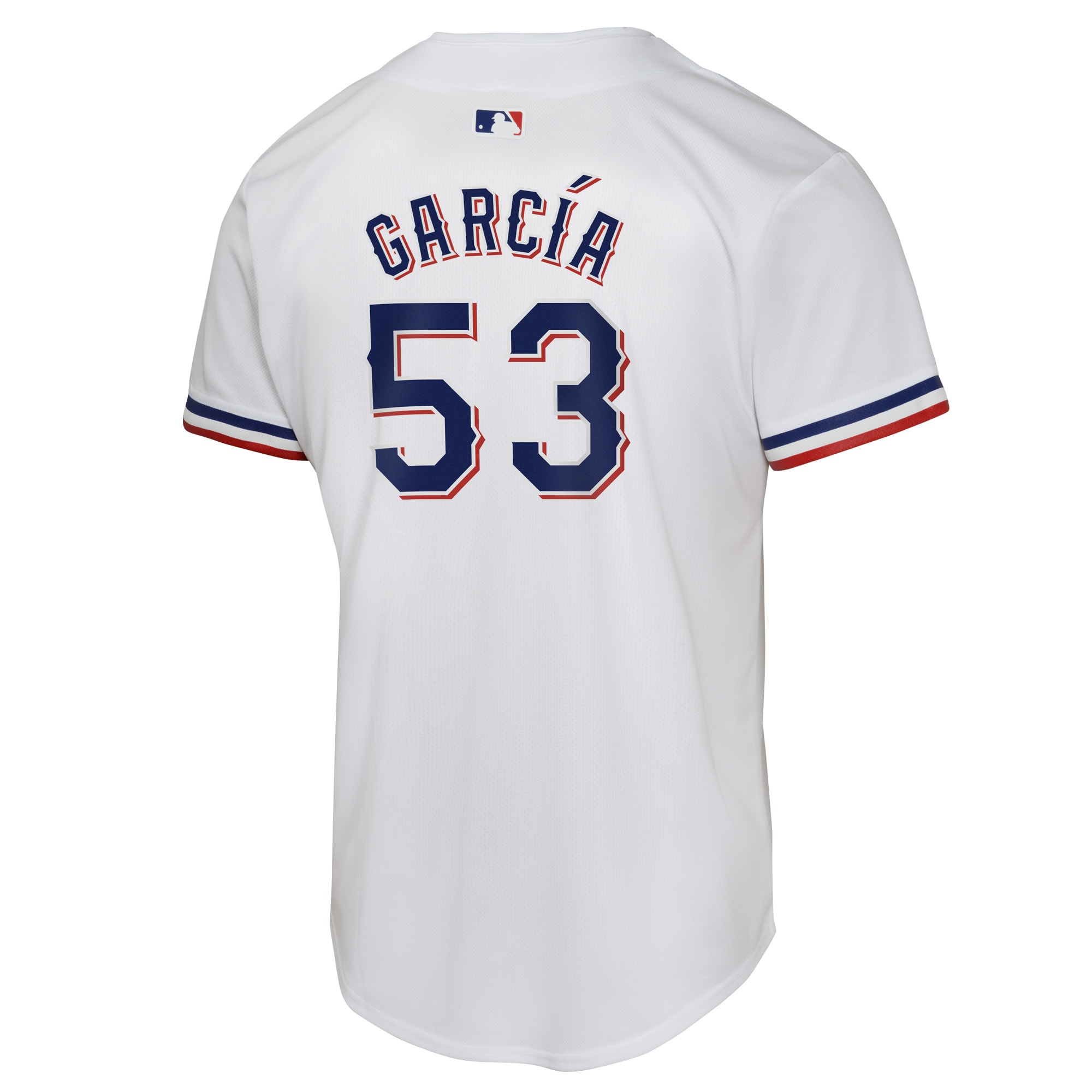 Adolis Garcia Texas Rangers Youth Home Game Player Jersey – White