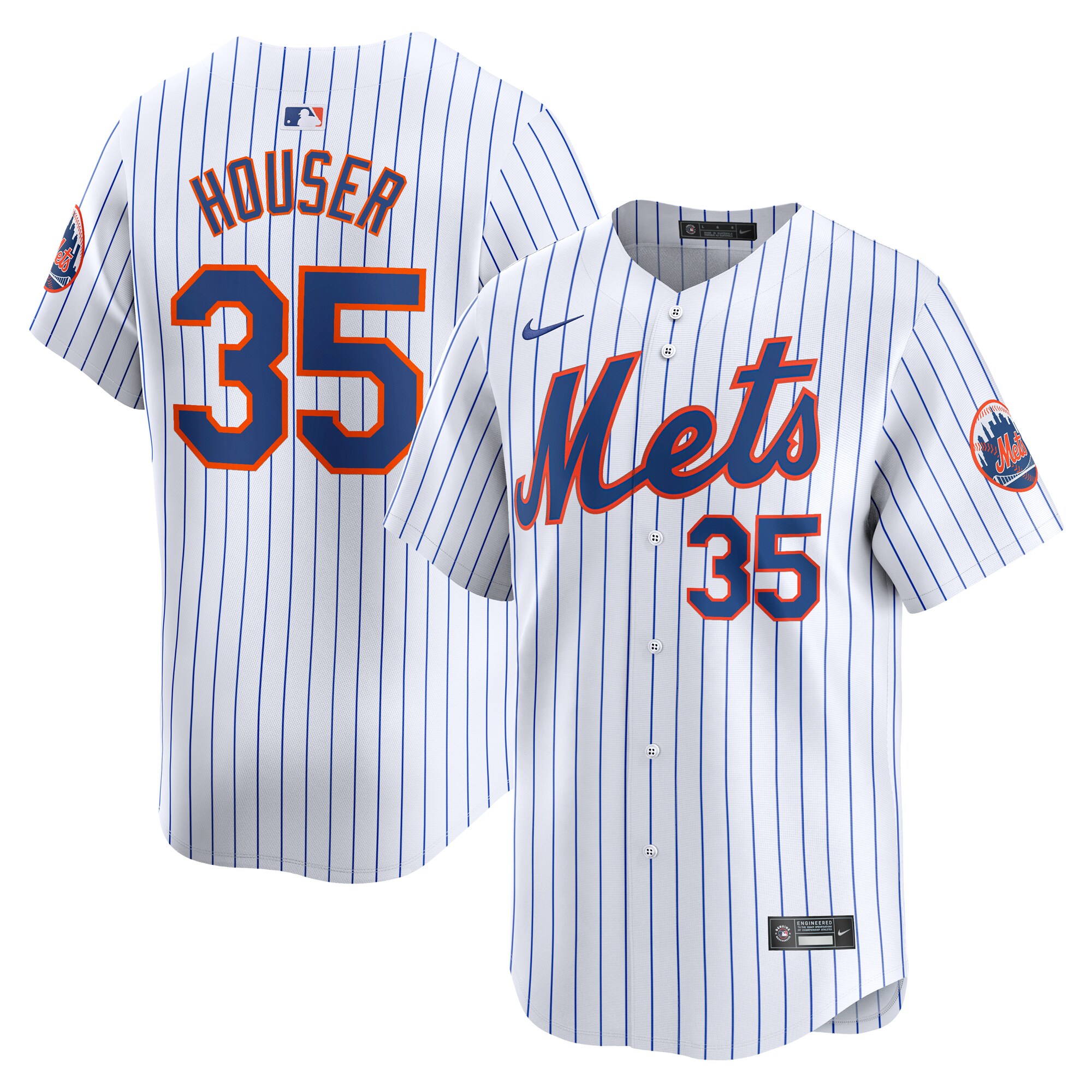Adrian Houser New York Mets Home Limited Player Jersey  White