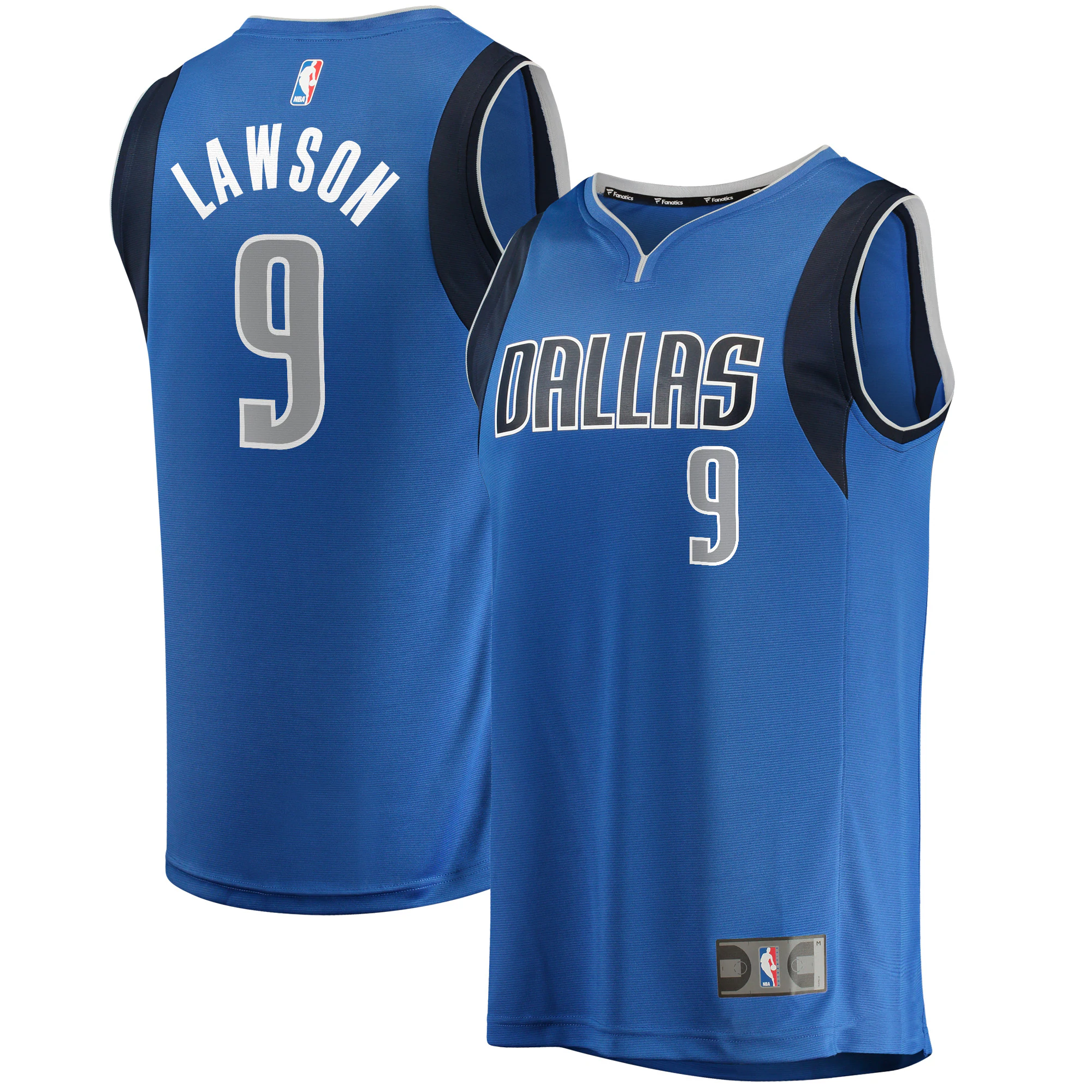A.j. Lawson Dallas Mavericks Youth Fast Break Player Jersey - Icon Edition - Blue