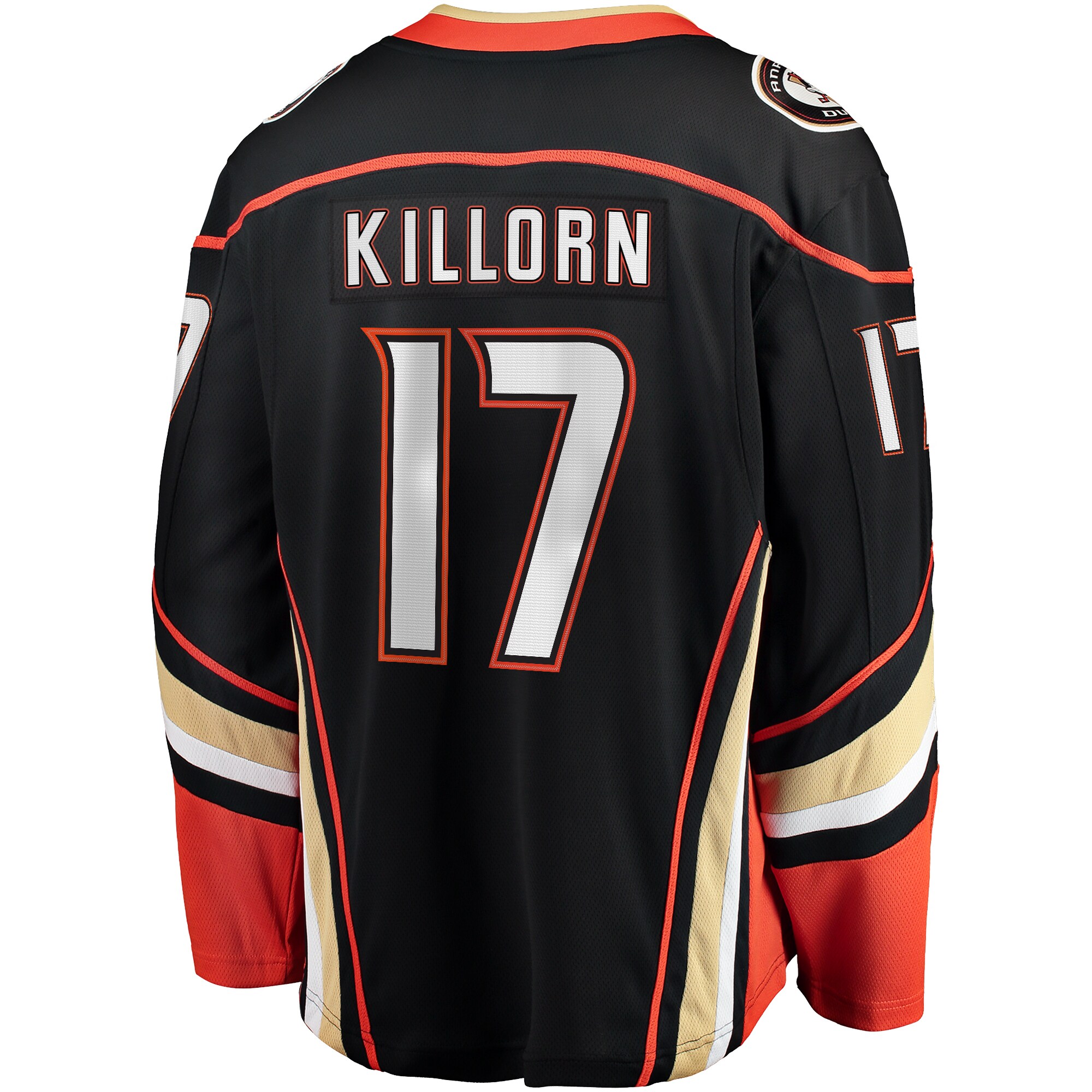 Alex Killorn Anaheim Ducks Fanatics Home Breakaway Jersey – Black