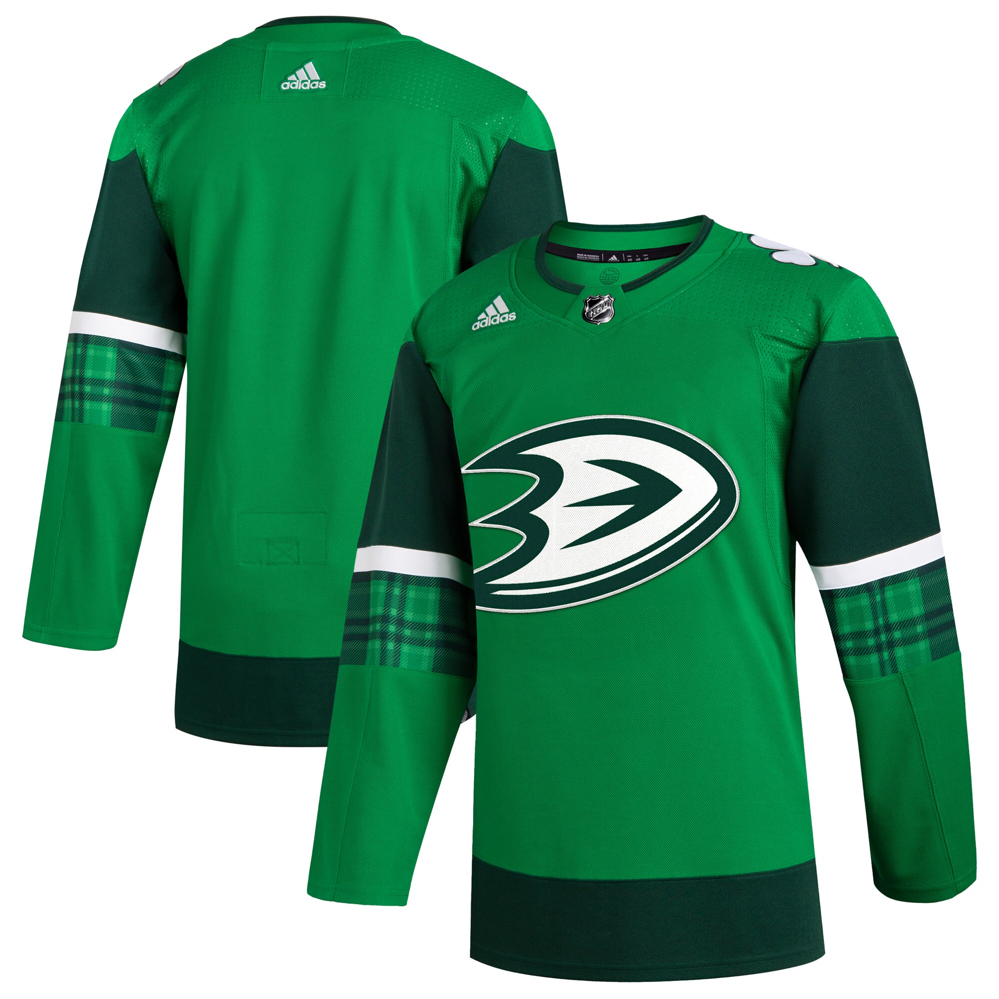 Anaheim Ducks 2023 St. Patrick's Day Primegreen Jersey - Kelly Green
