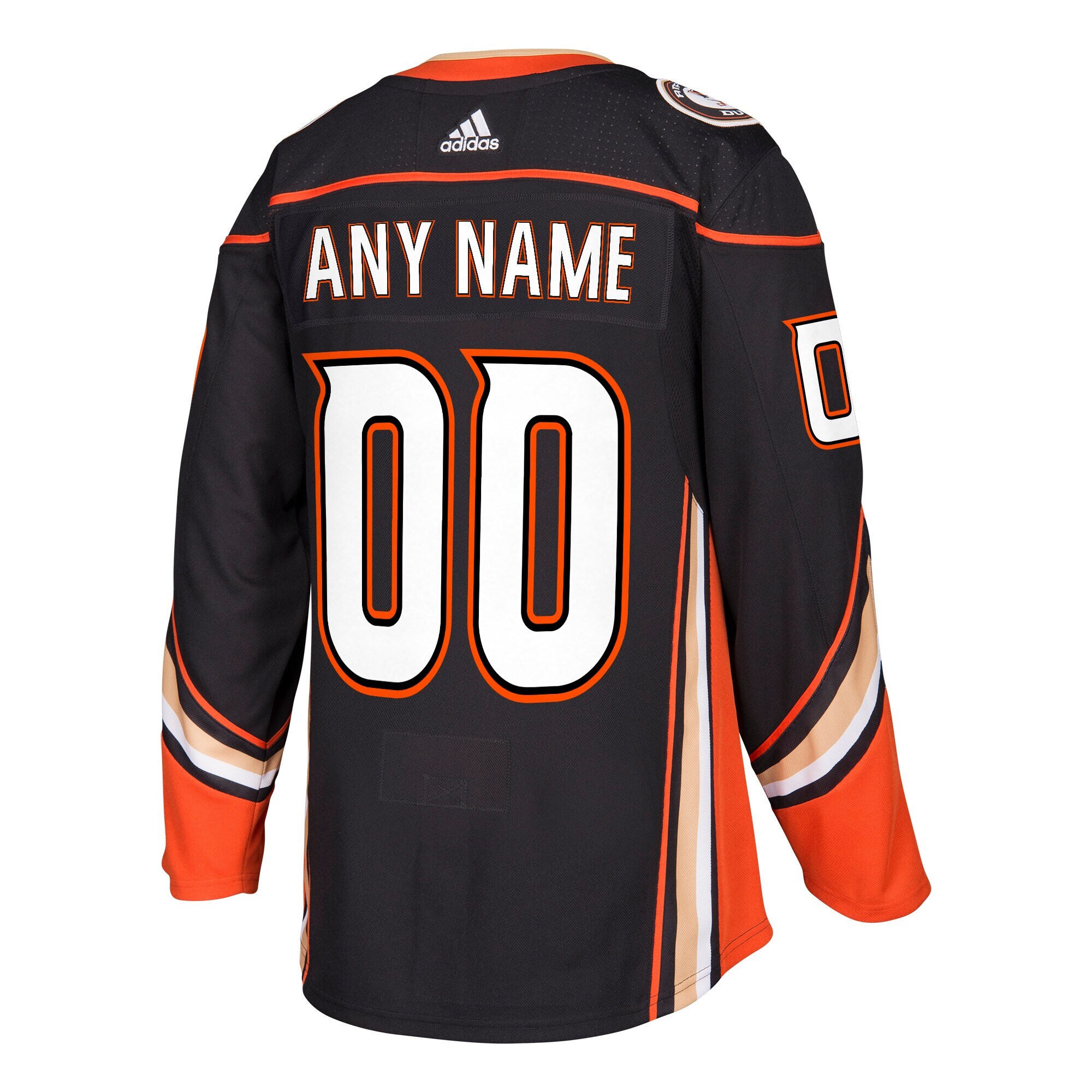 Anaheim Ducks Custom Jersey – Black