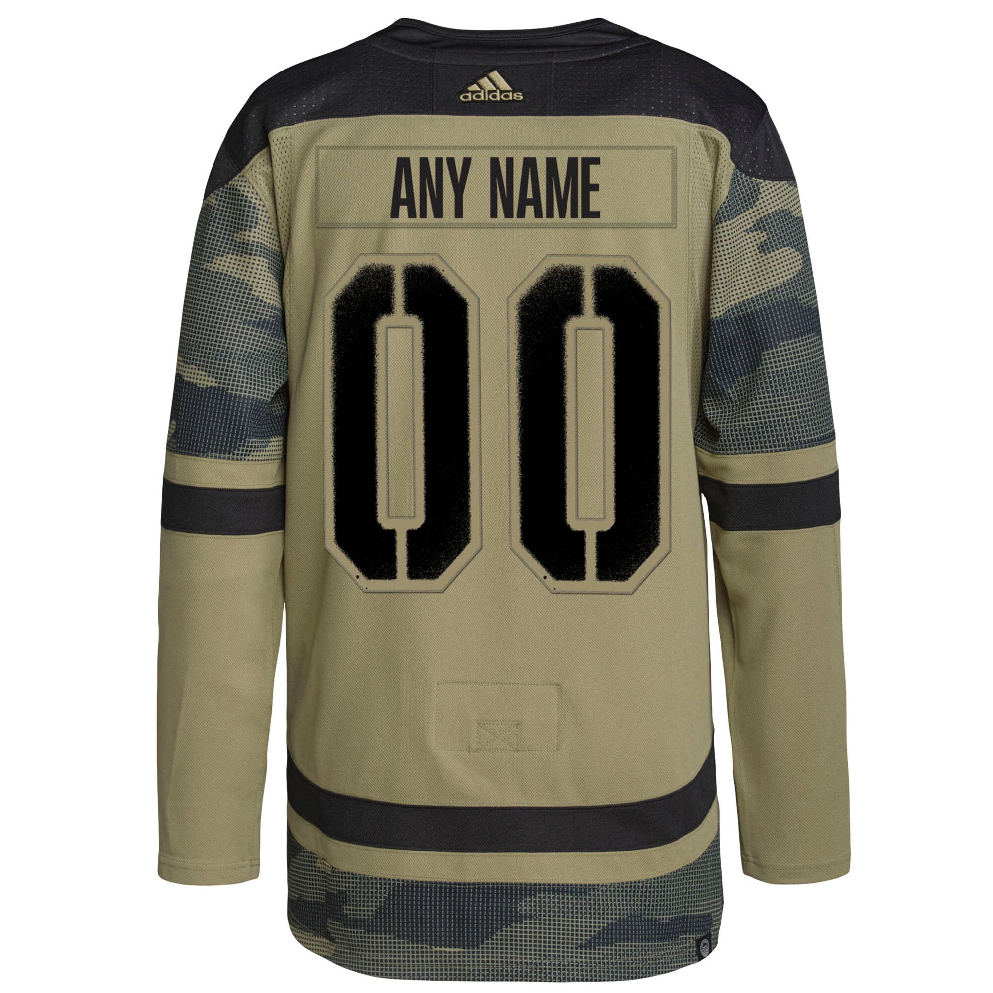 Arizona Coyotes Military Appreciation Team Custom Practice Jersey – Camo