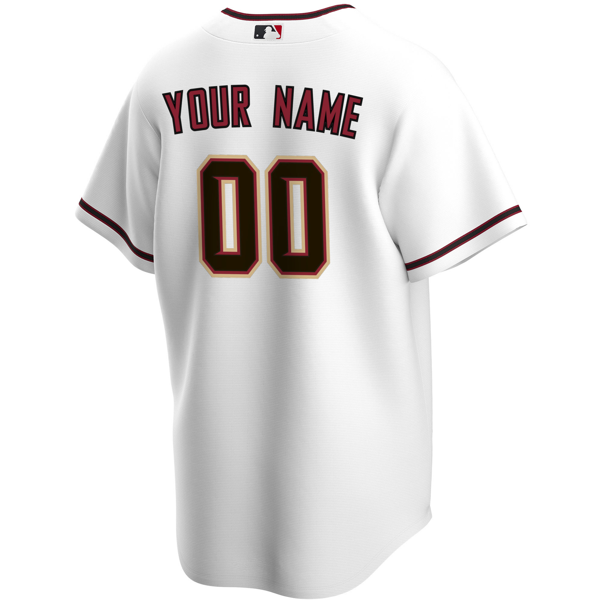 Arizona Diamondbacks Youth Home Custom Jersey – White