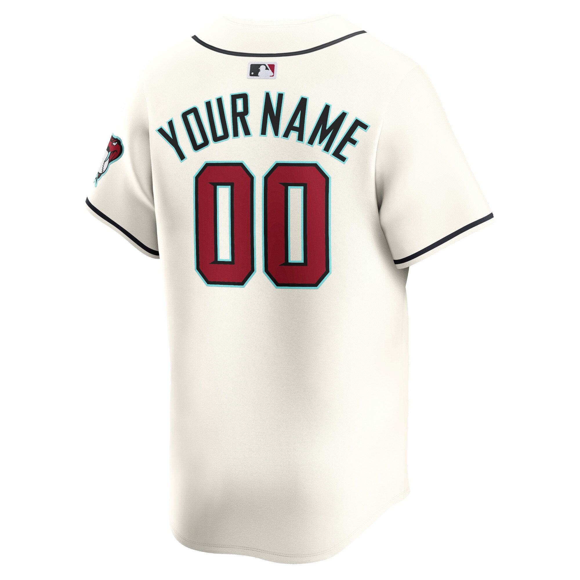 Arizona Diamondbacks Youth Home Limited Custom Jersey – White