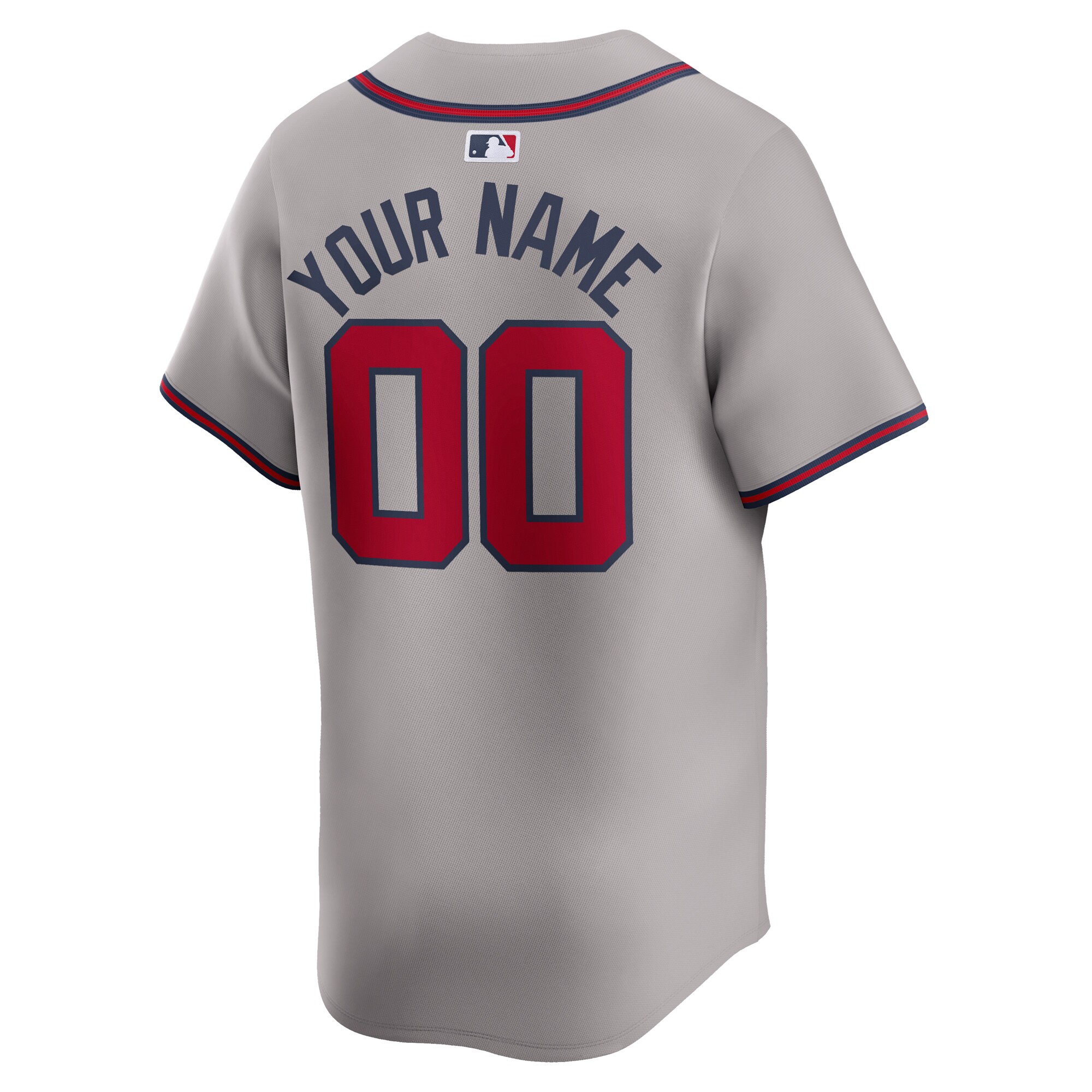 Atlanta Braves Away Limited Custom Jersey – Gray