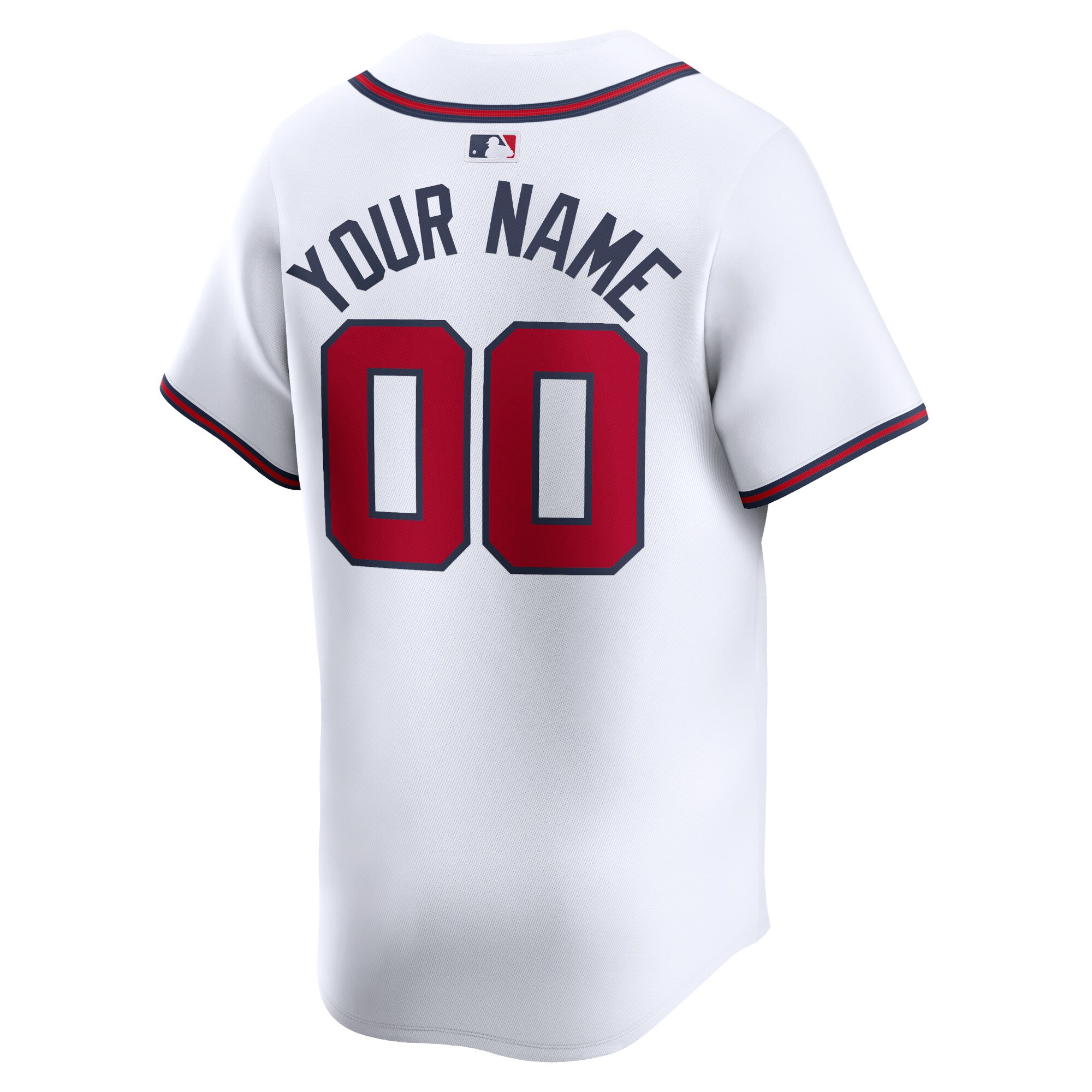 Atlanta Braves Youth Home Limited Custom Jersey – White