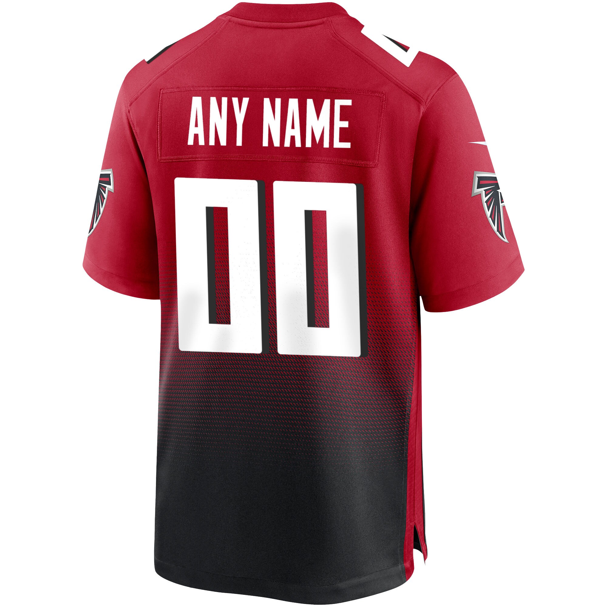 Atlanta Falcons Alternate Custom Game Jersey – Red