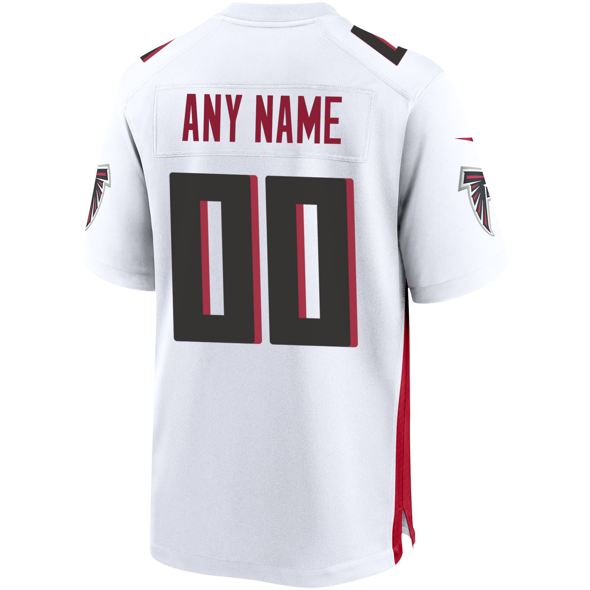 Atlanta Falcons Custom Game Jersey – White