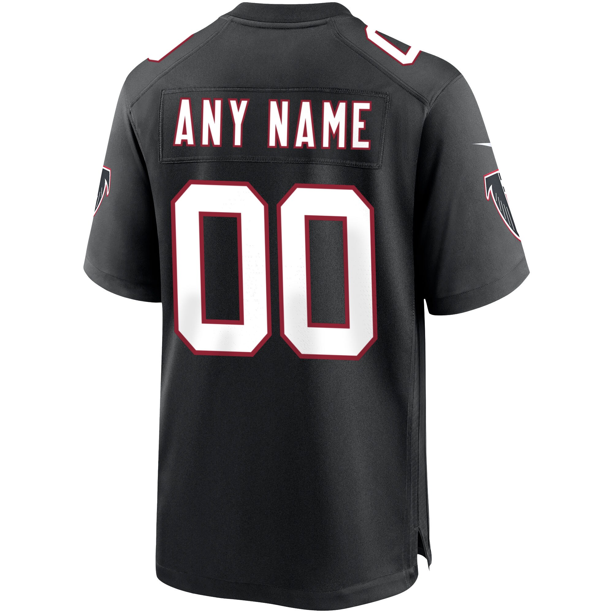 Atlanta Falcons Throwback Custom Game Jersey – Black