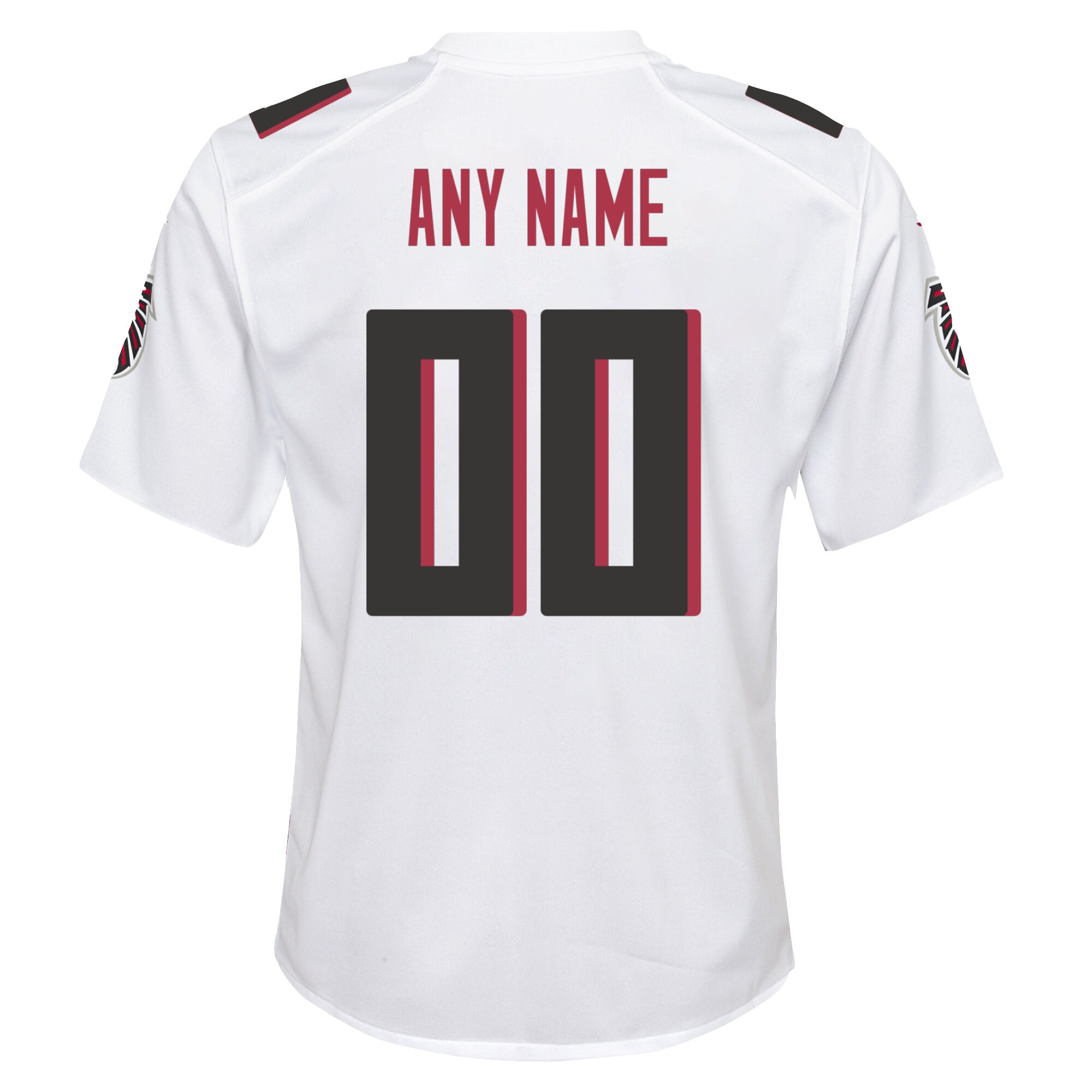 Atlanta Falcons Youth Custom Game Jersey – White