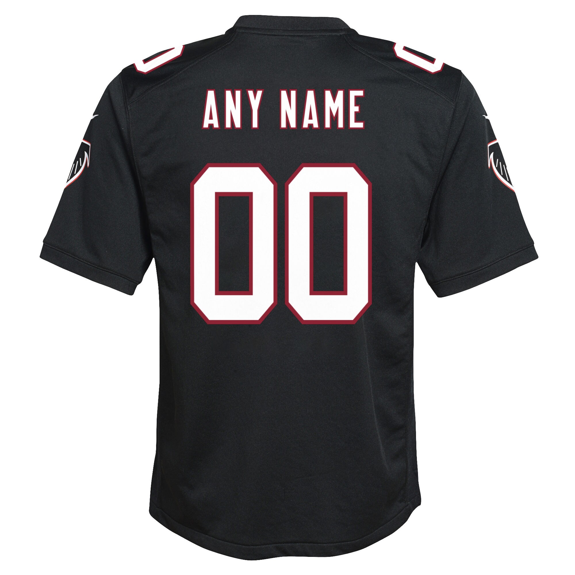 Atlanta Falcons Youth Throwback Custom Game Jersey – Black