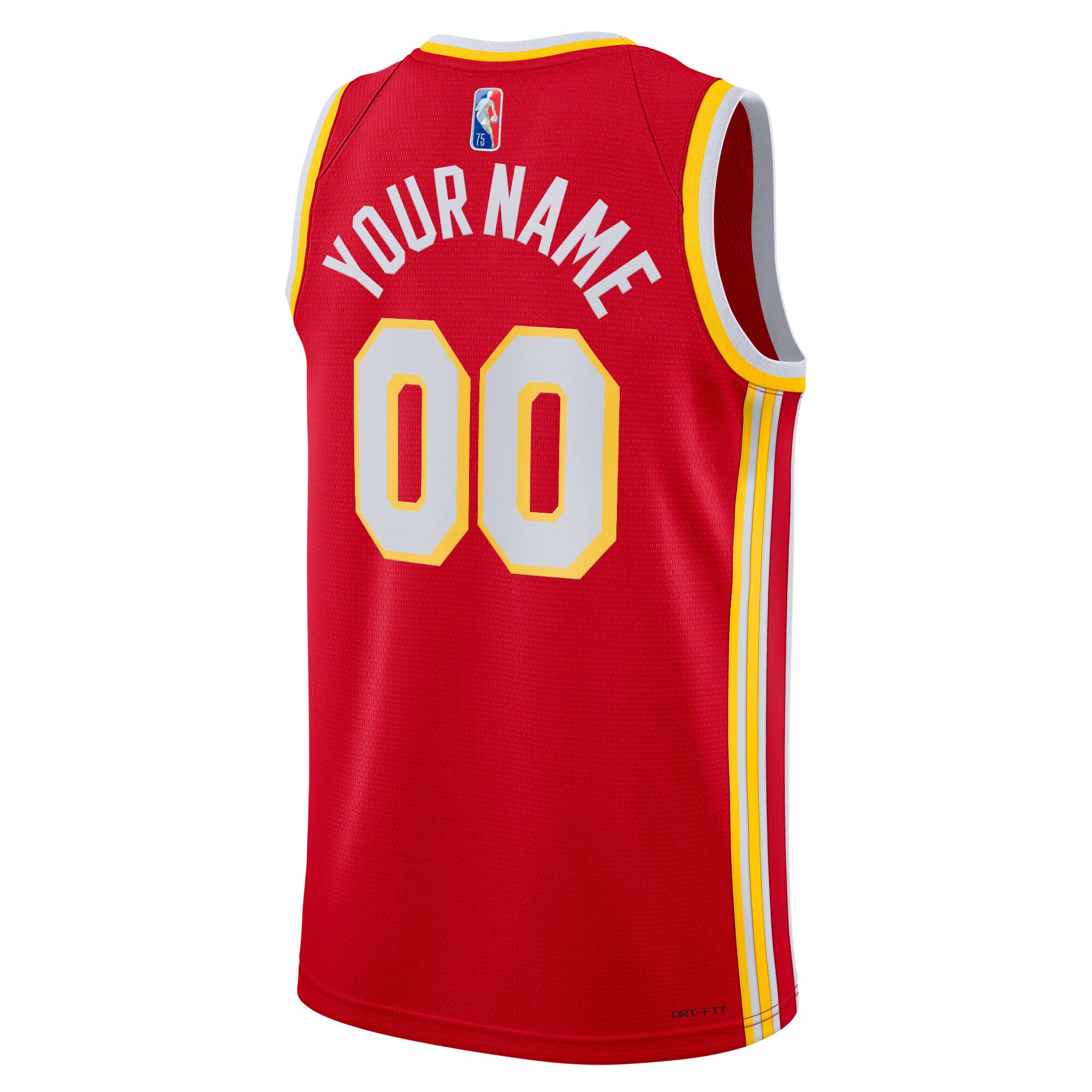 Atlanta Hawks 2021/22 Diamond Swingman Custom Jersey – Icon Edition – Red