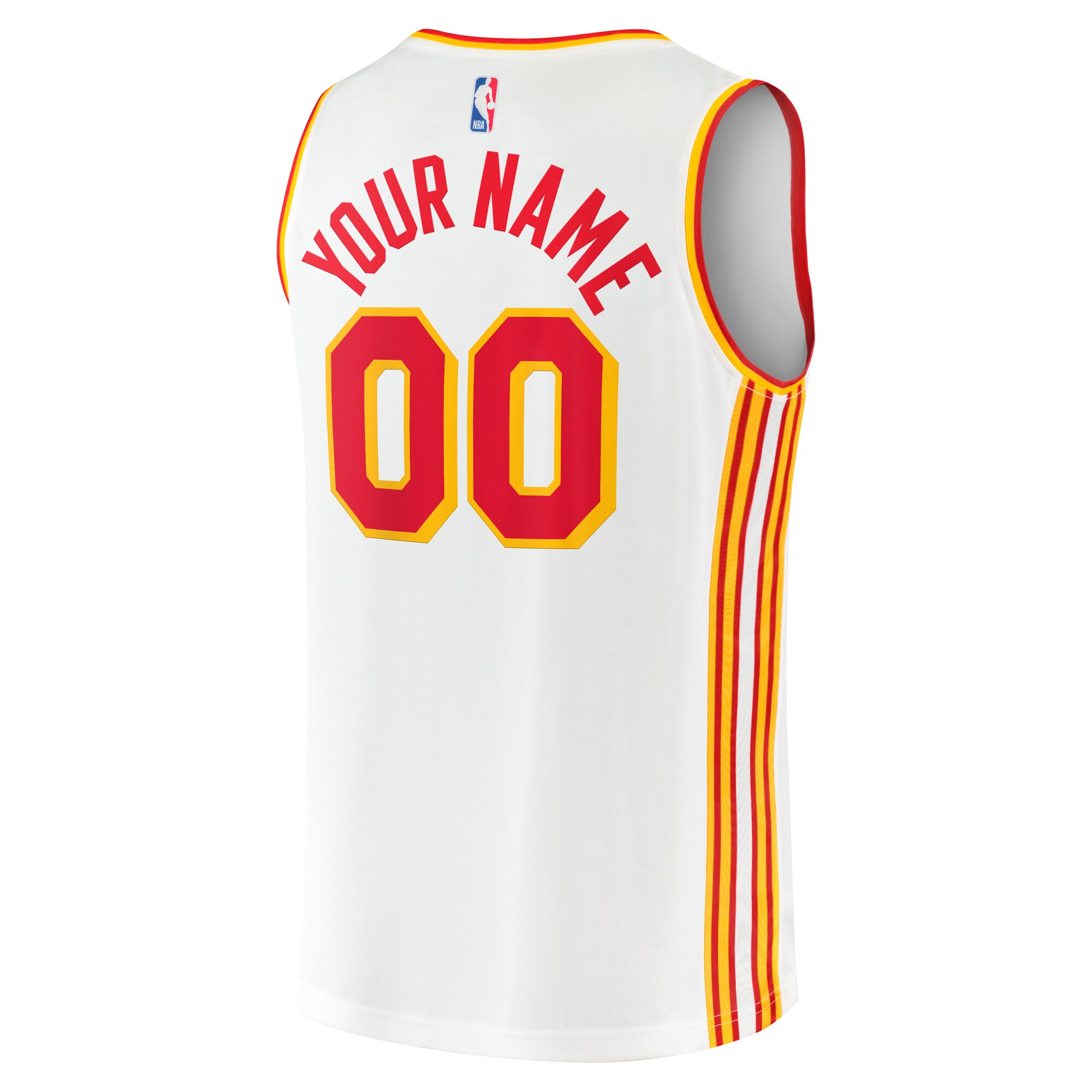 Atlanta Hawks Fanatics Fast Break Custom Jersey – Association Edition – White