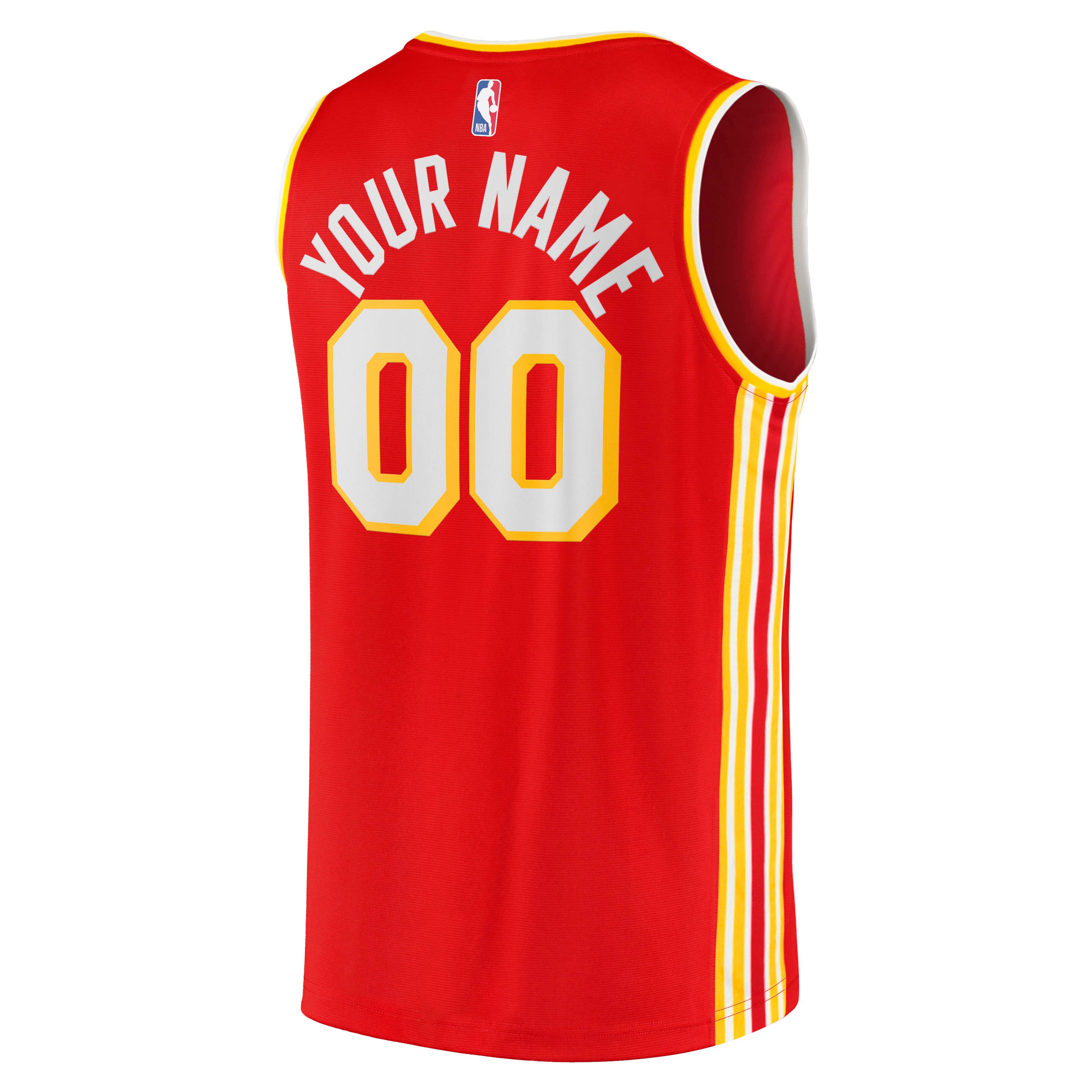 Atlanta Hawks Fanatics Fast Break Custom Jersey – Icon Edition – Red