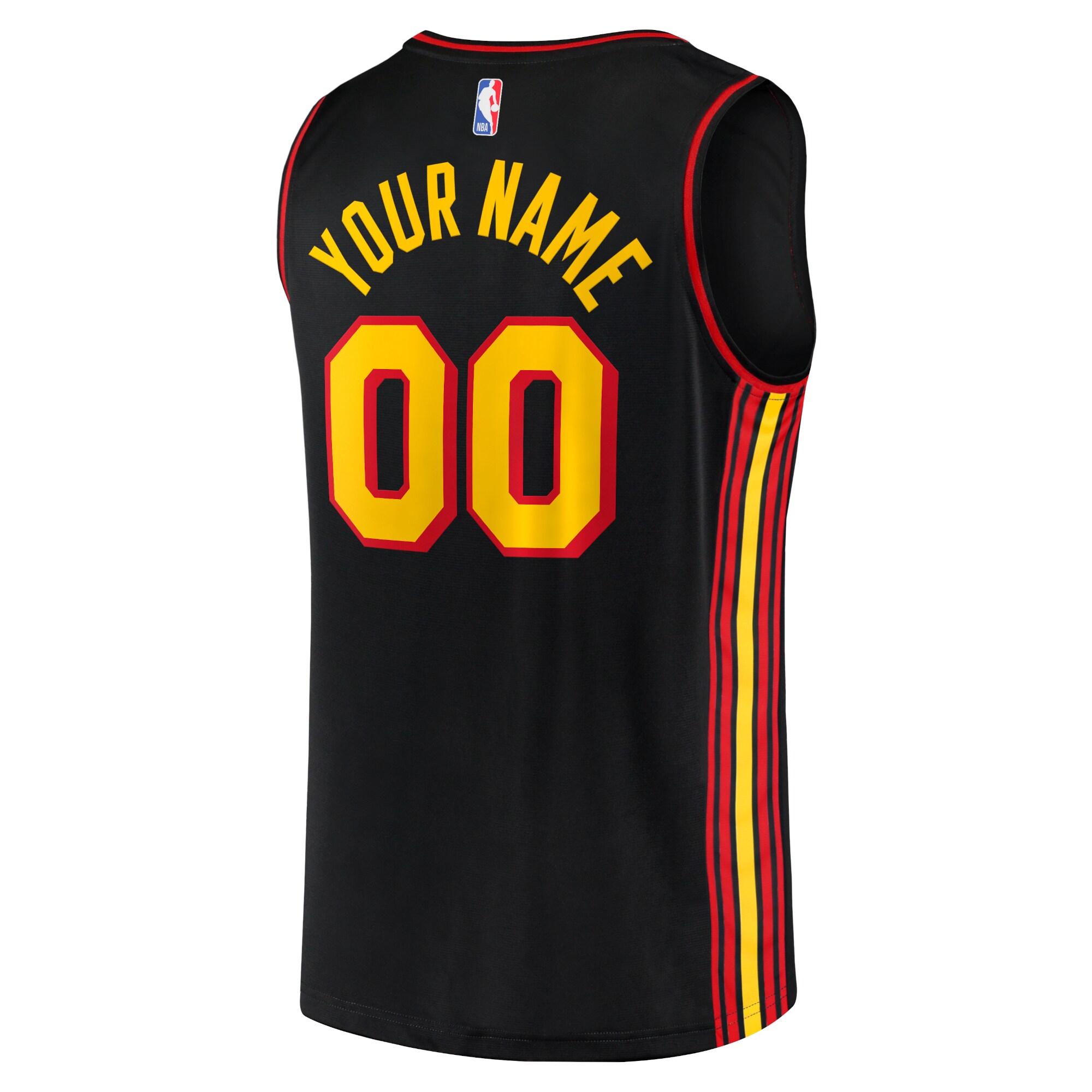 Atlanta Hawks Fanatics Fast Break Custom Jersey Black – Statement Edition