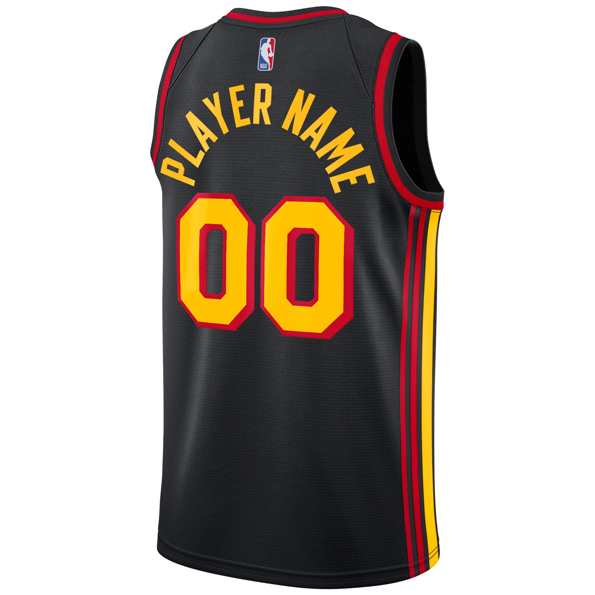 Atlanta Hawks Jordan Brand Swingman Custom Jersey – Statement Edition – Black