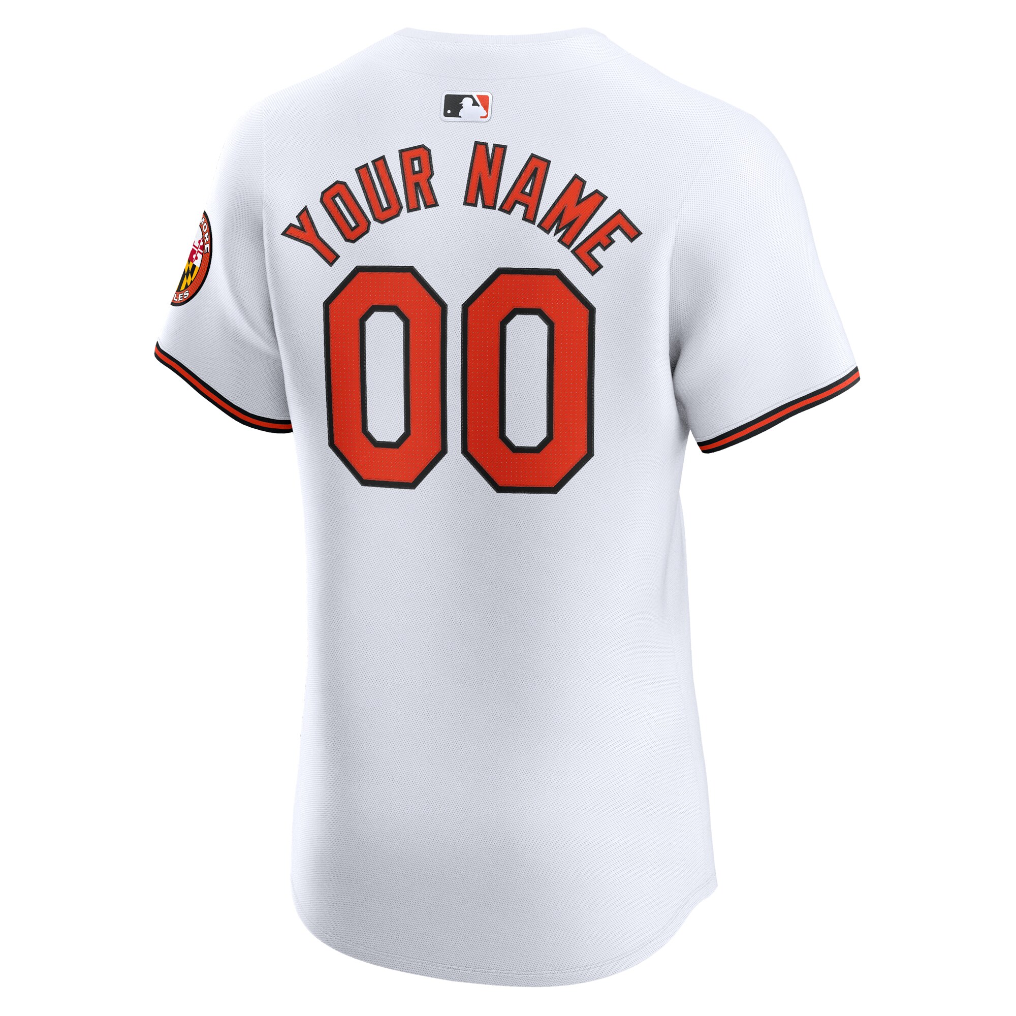 Baltimore Orioles Home Elite Custom Jersey – White