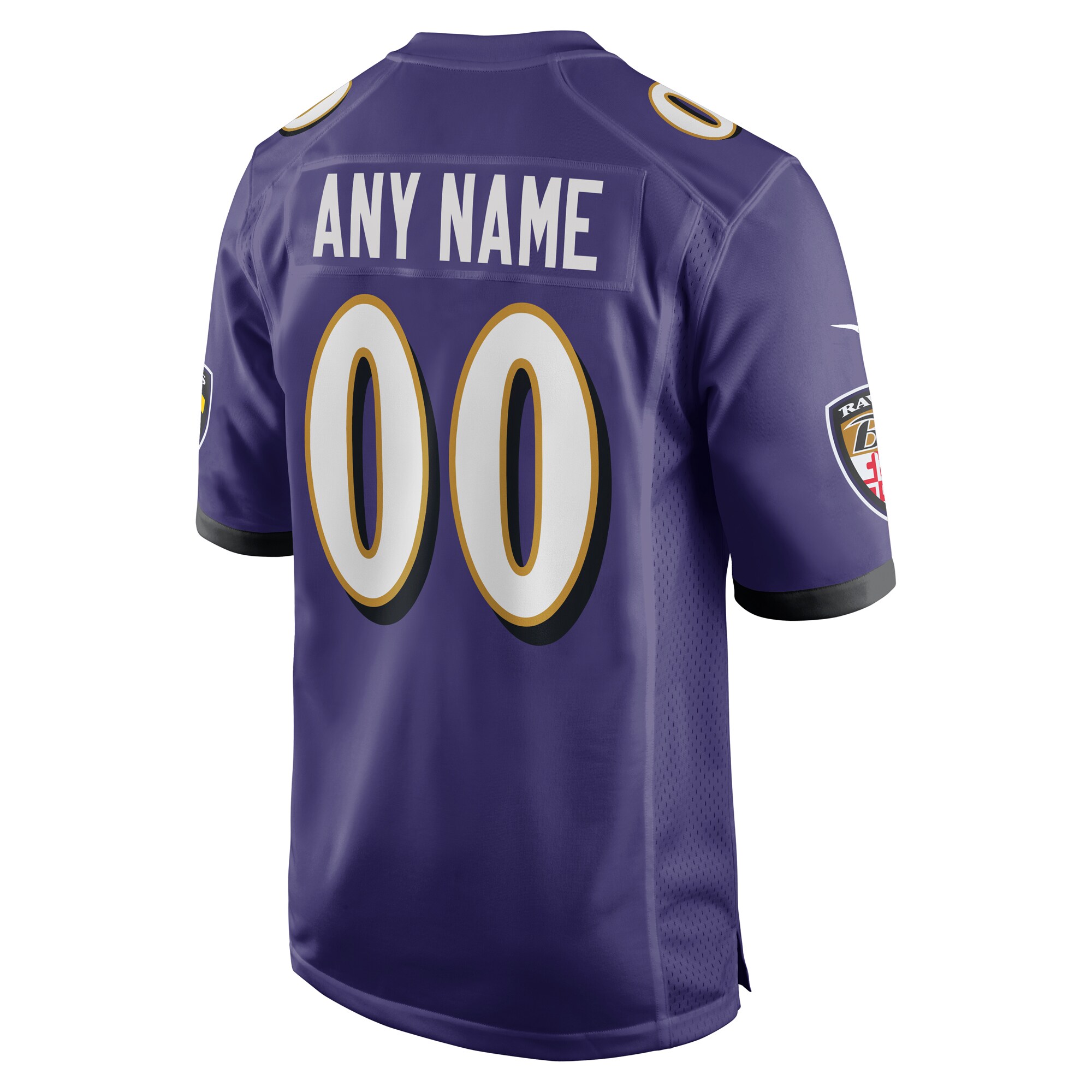 Baltimore Ravens Custom Game Jersey – Purple