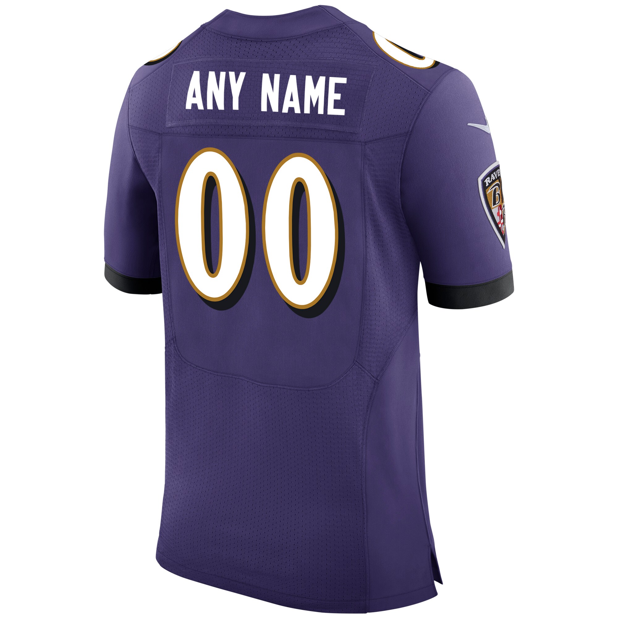 Baltimore Ravens Speed Machine Custom Elite Jersey – Purple